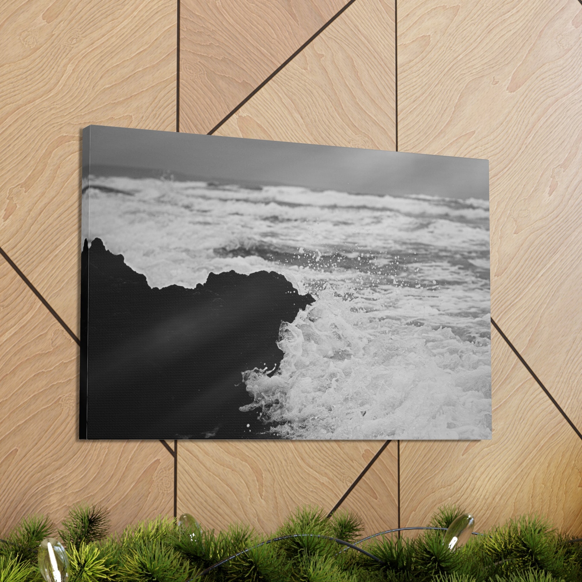 Atlantic Ocean Coast Waves Ocean Canvas Wall Art for Home Decor Ready-to-Hang-Express Your Love Gifts