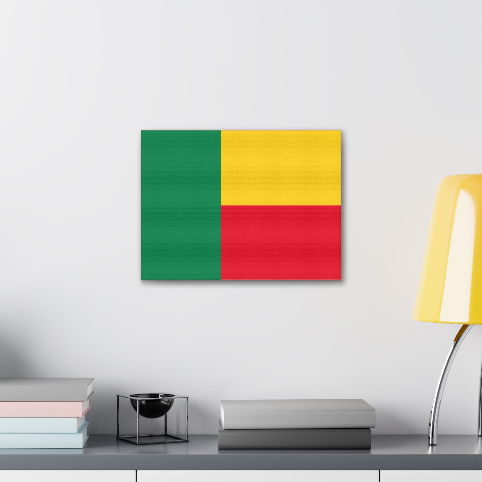 Benin Country Flag Canvas Vibrant Wall Art Unframed Home Decor-Express Your Love Gifts