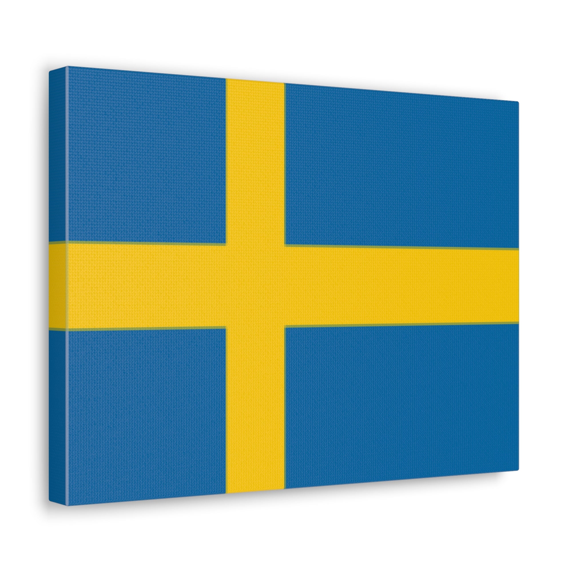 Sweden Country Flag Canvas Vibrant Wall Art Unframed Home Decor-Express Your Love Gifts