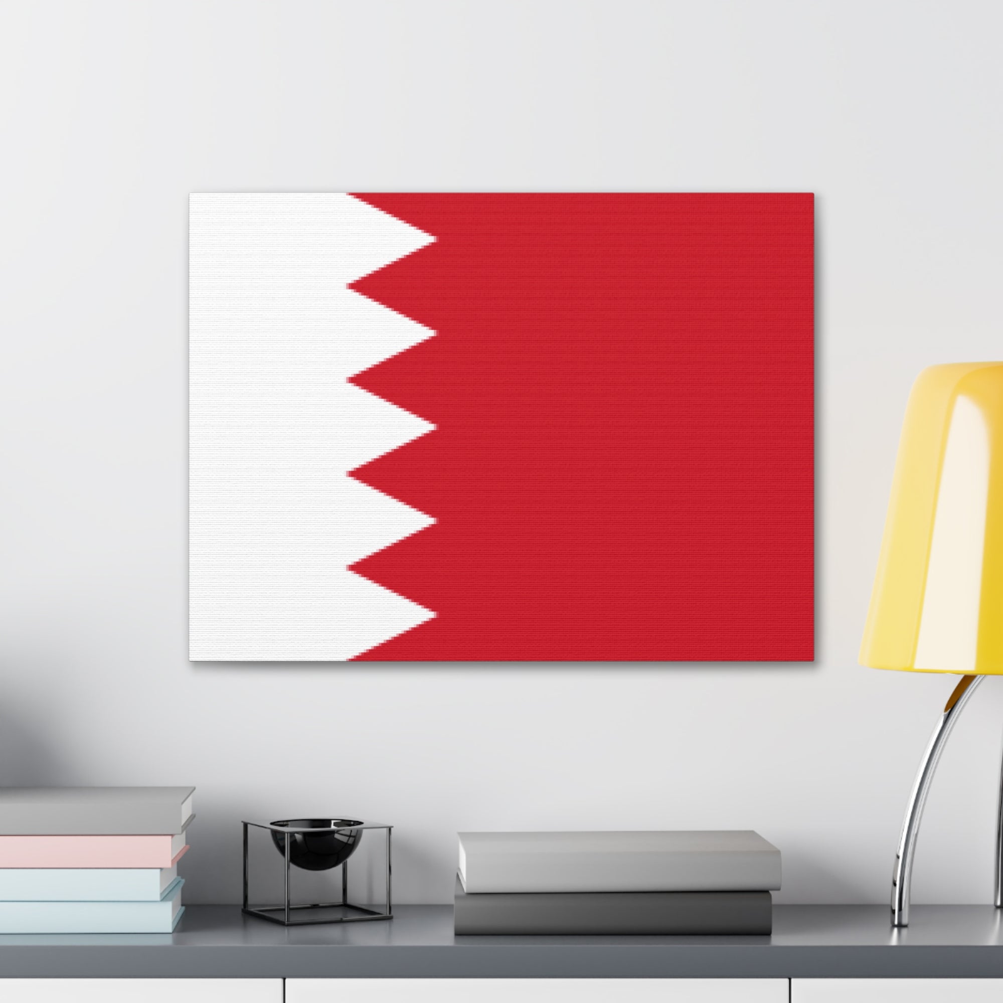 Bahrain Country Flag Canvas Vibrant Wall Art Unframed Home Decor-Express Your Love Gifts