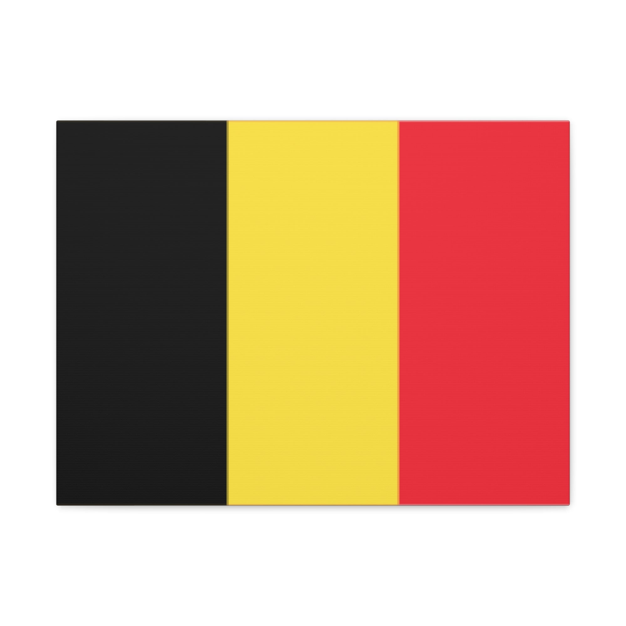 Belgium Country Flag Canvas Vibrant Wall Art Unframed Home Decor-Express Your Love Gifts