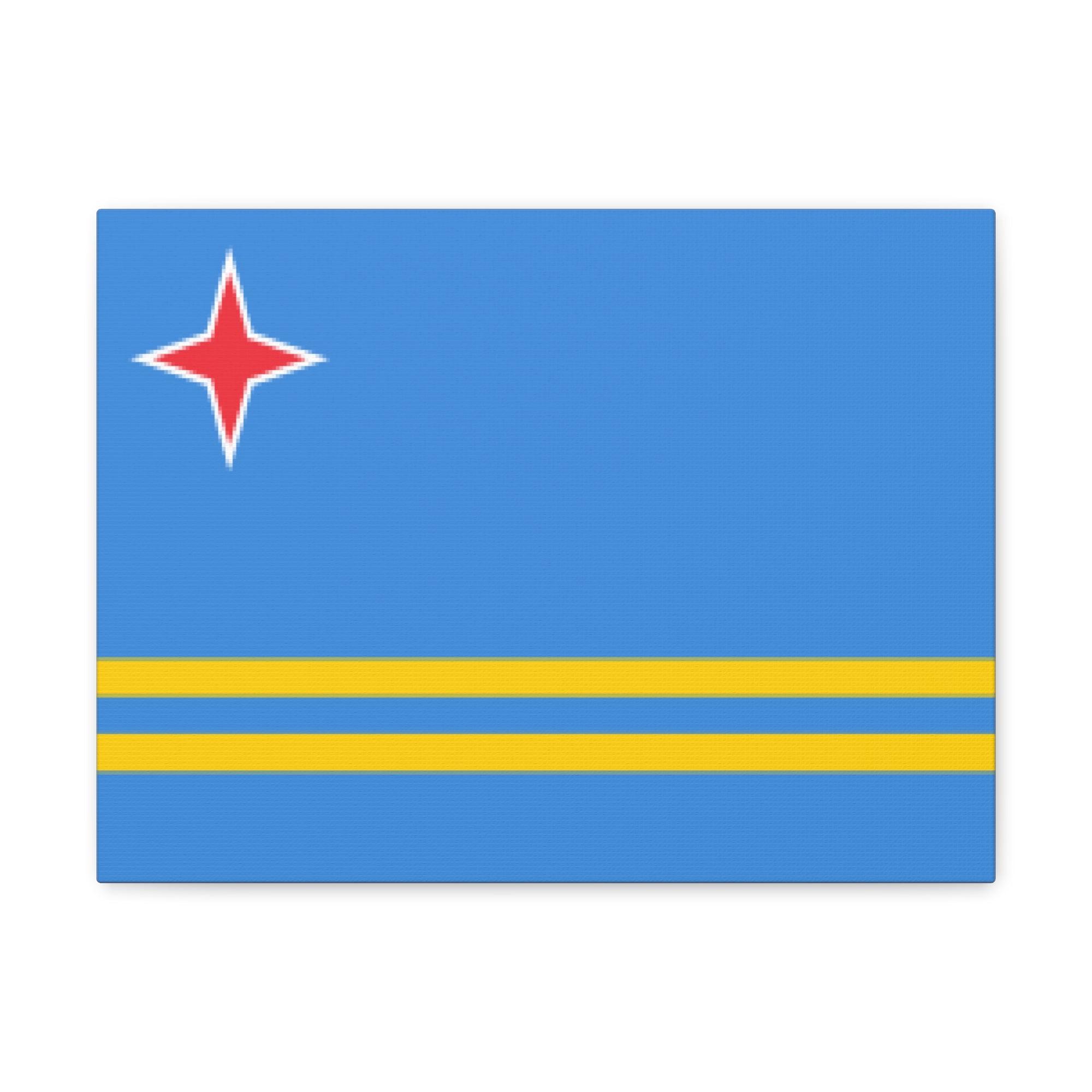 Aruba Country Flag Canvas Vibrant Wall Art Unframed Home Decor-Express Your Love Gifts