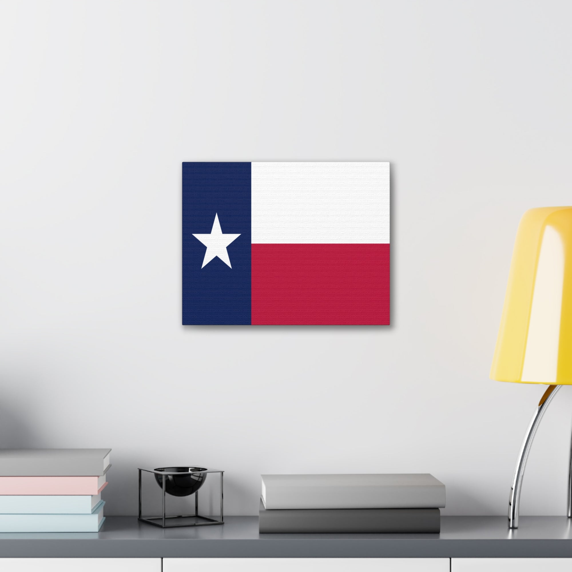 Texas Stage Flag Canvas Vibrant Wall Art Unframed Home Decor-Express Your Love Gifts
