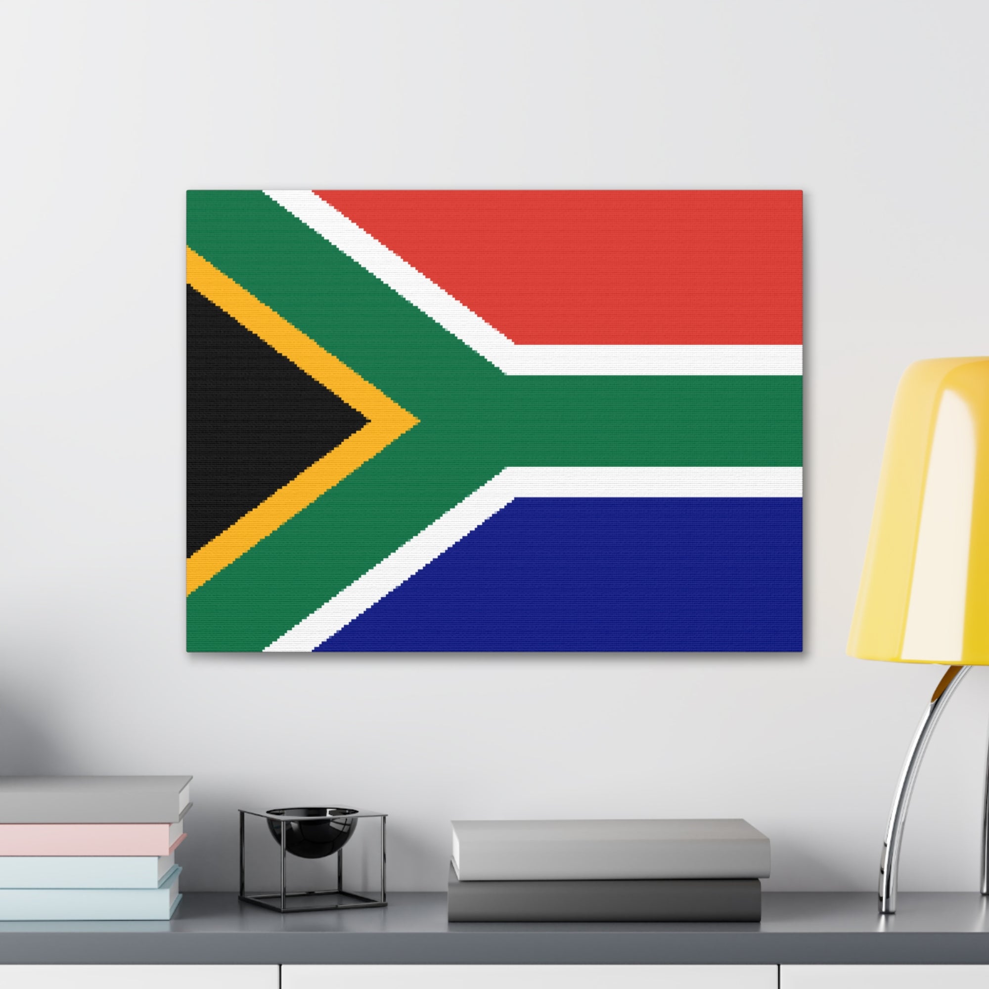 South Africa Country Flag Canvas Vibrant Wall Art Unframed Home Decor-Express Your Love Gifts