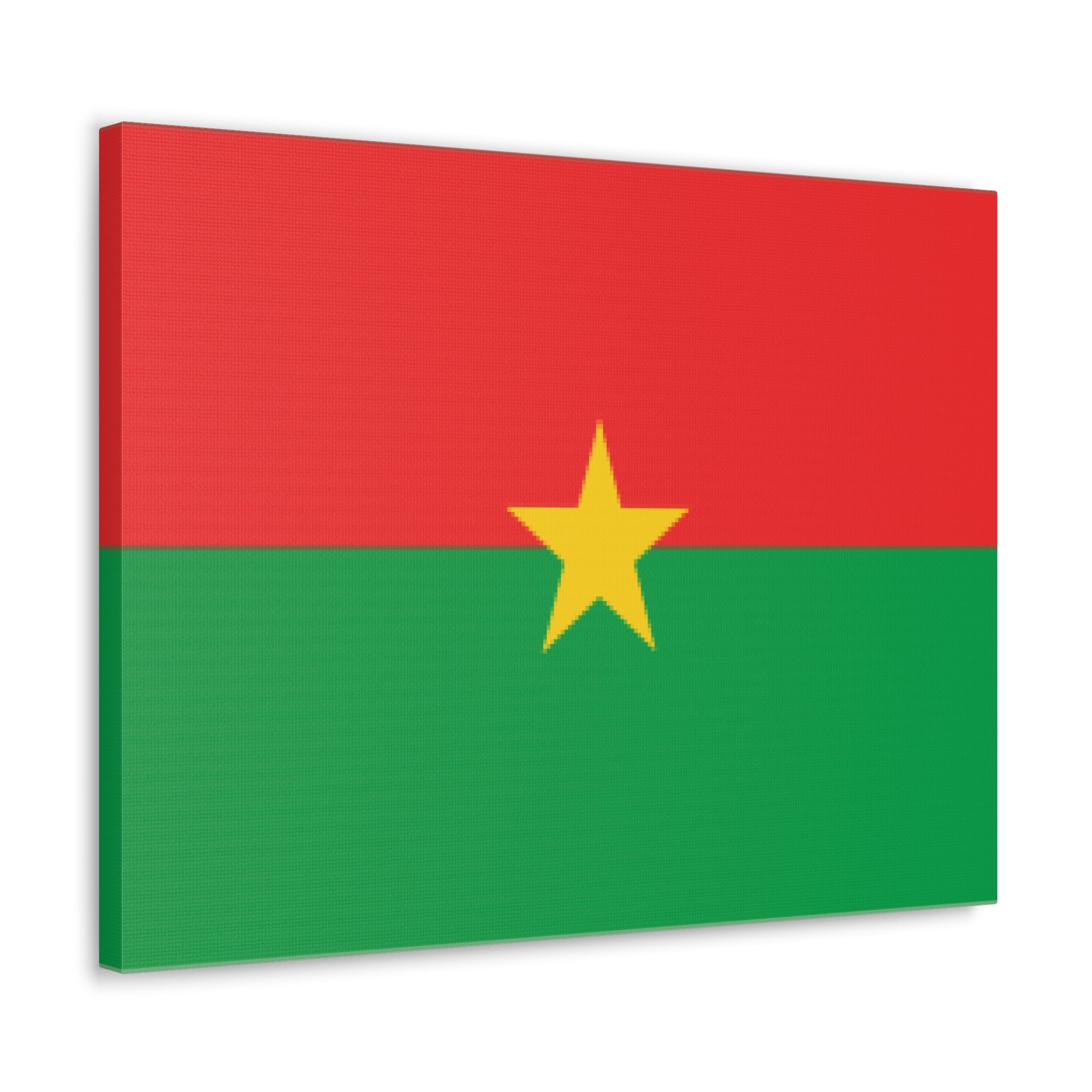 Burkina Faso Country Flag Canvas Vibrant Wall Art Unframed Home Decor-Express Your Love Gifts