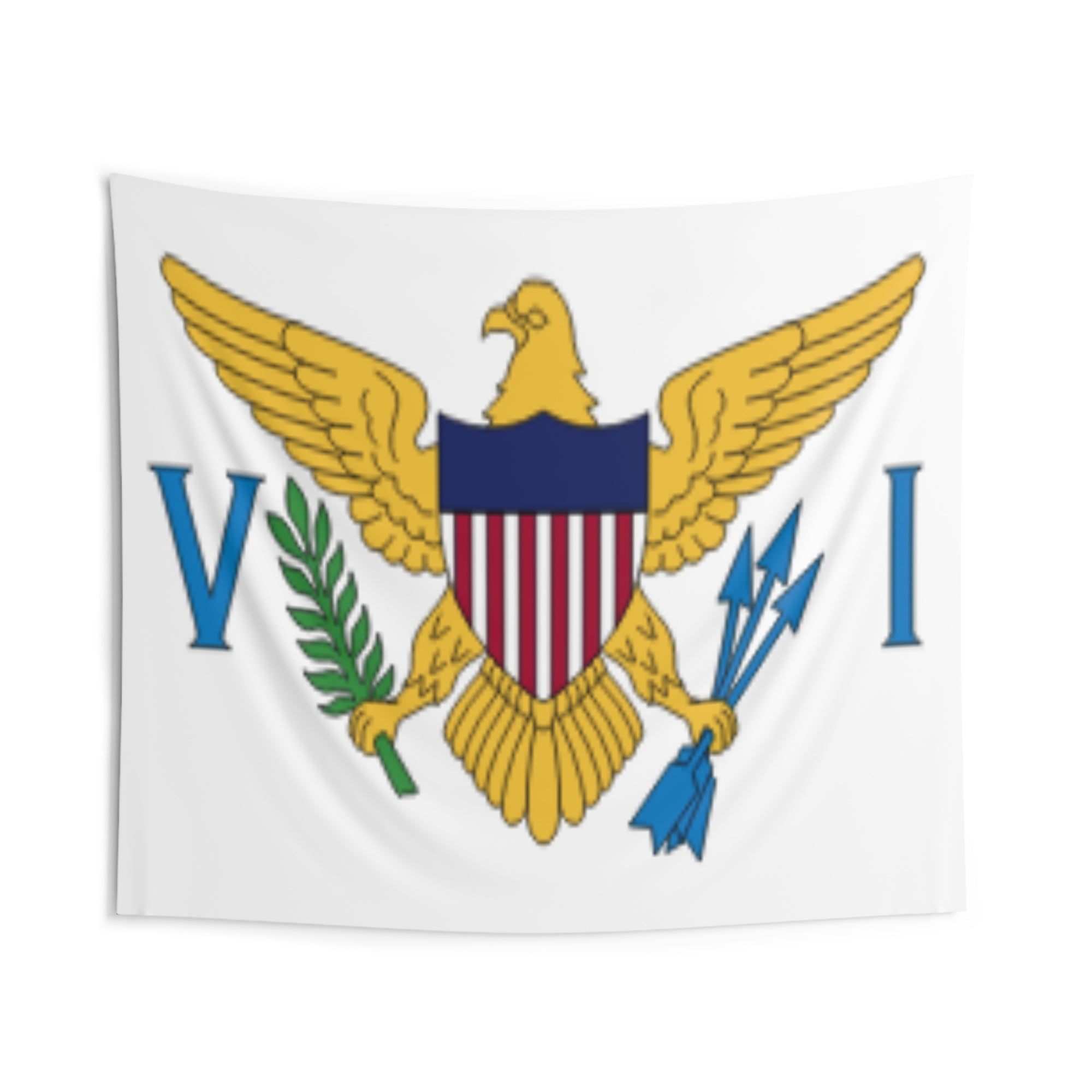 United States Virgin Islands Country Flag Wall Hanging Tapestry-Express Your Love Gifts