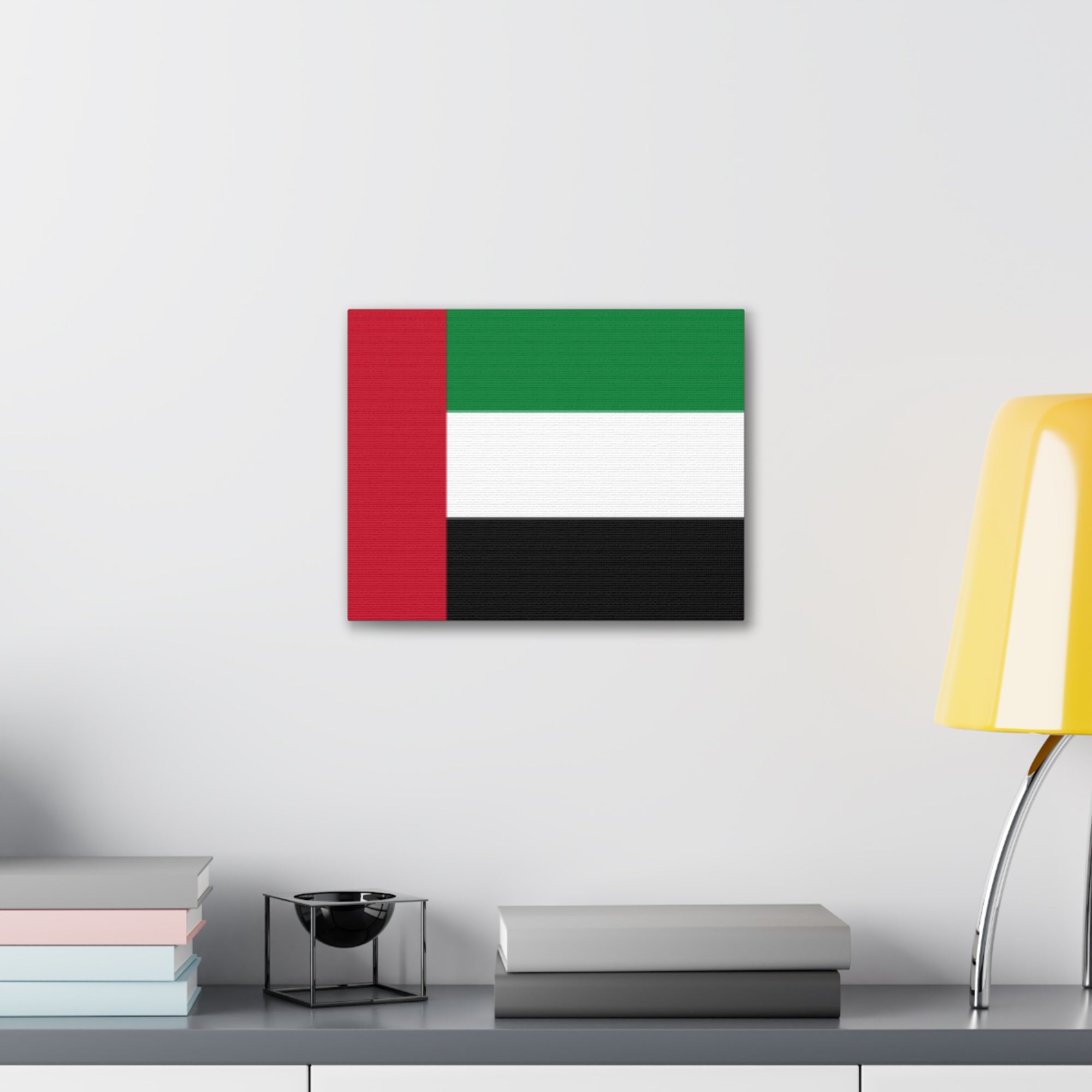 United Arab Emirates Country Flag Canvas Vibrant Wall Art Unframed Home Decor-Express Your Love Gifts