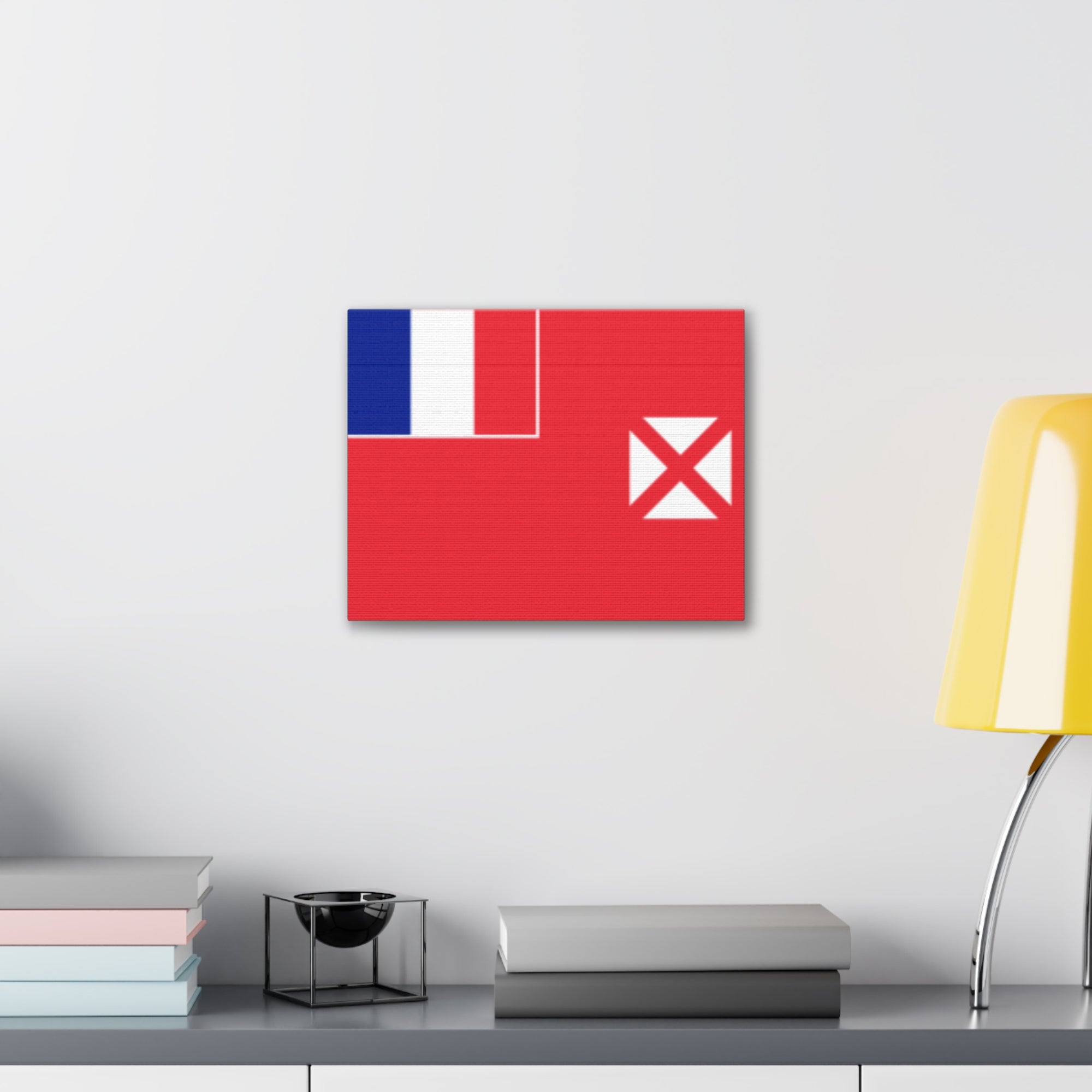 Wallis and Futuna Country Flag Canvas Vibrant Wall Art Unframed Home Decor-Express Your Love Gifts