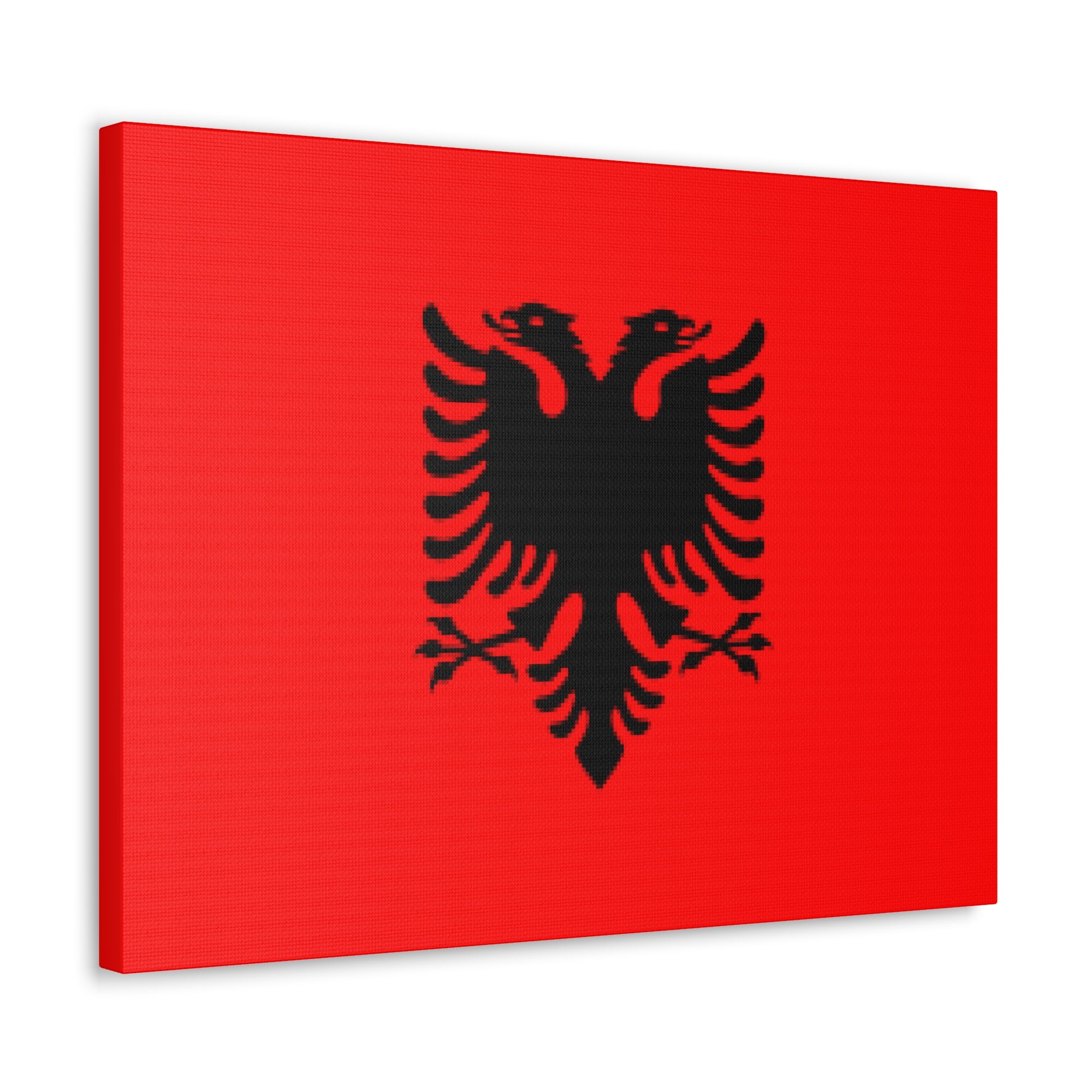 Albania Country Flag Canvas Vibrant Wall Art Unframed Home Decor-Express Your Love Gifts