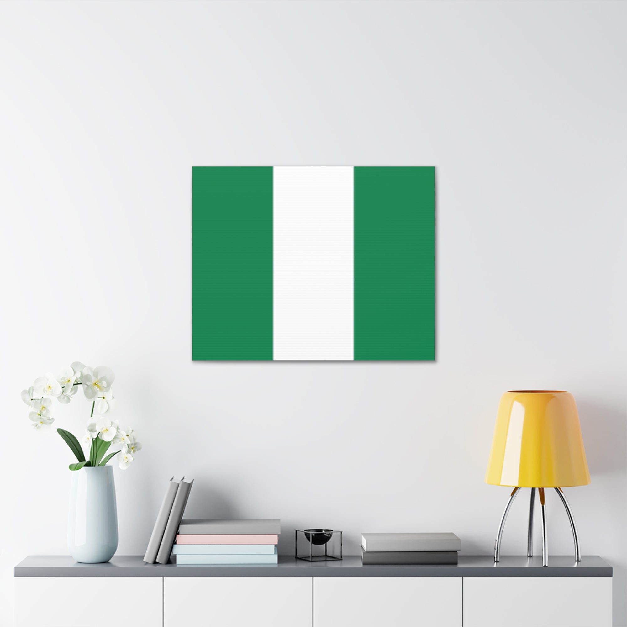 Nigeria Country Flag Canvas Vibrant Wall Art Unframed Home Decor-Express Your Love Gifts