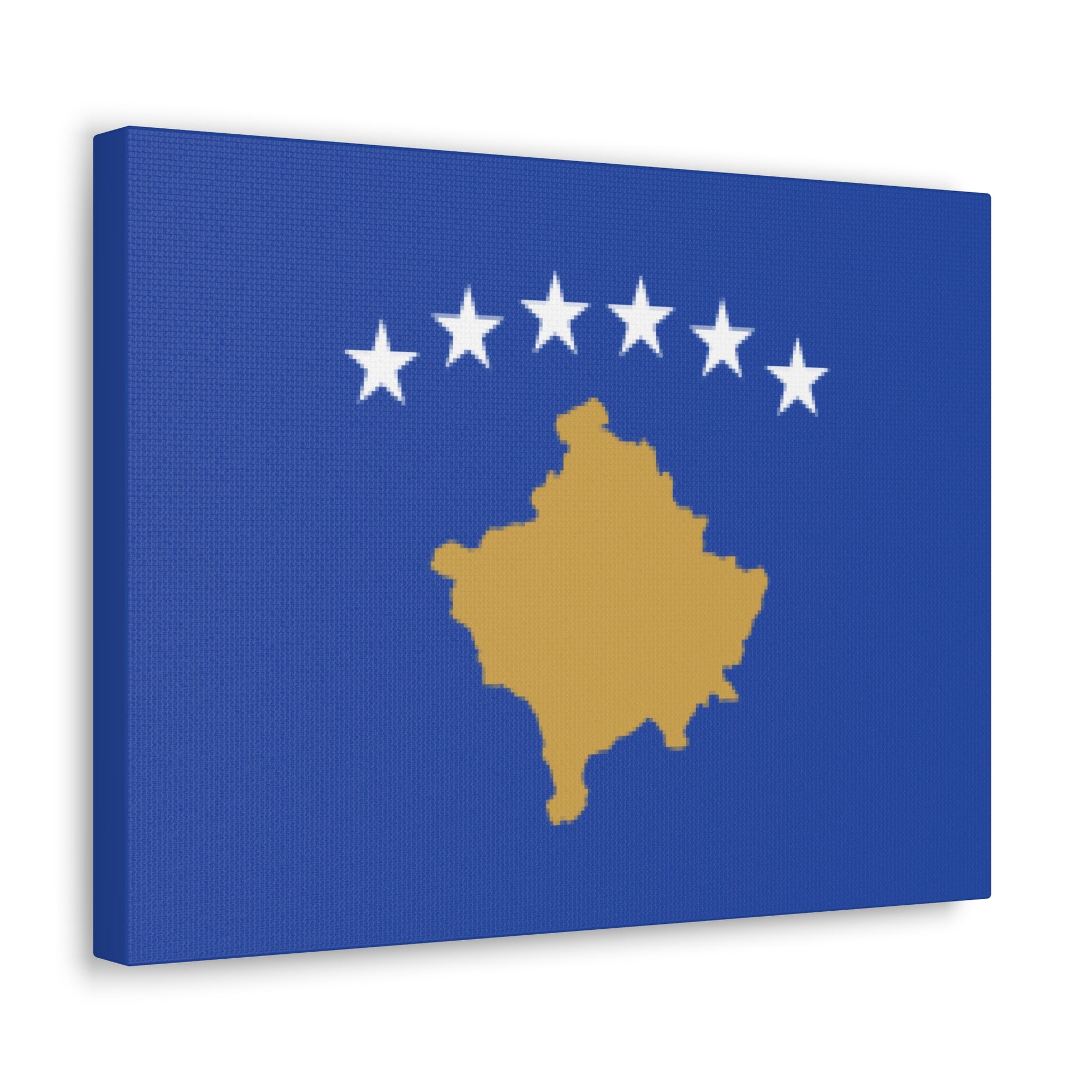 Kosovo Country Flag Canvas Vibrant Wall Art Unframed Home Decor-Express Your Love Gifts