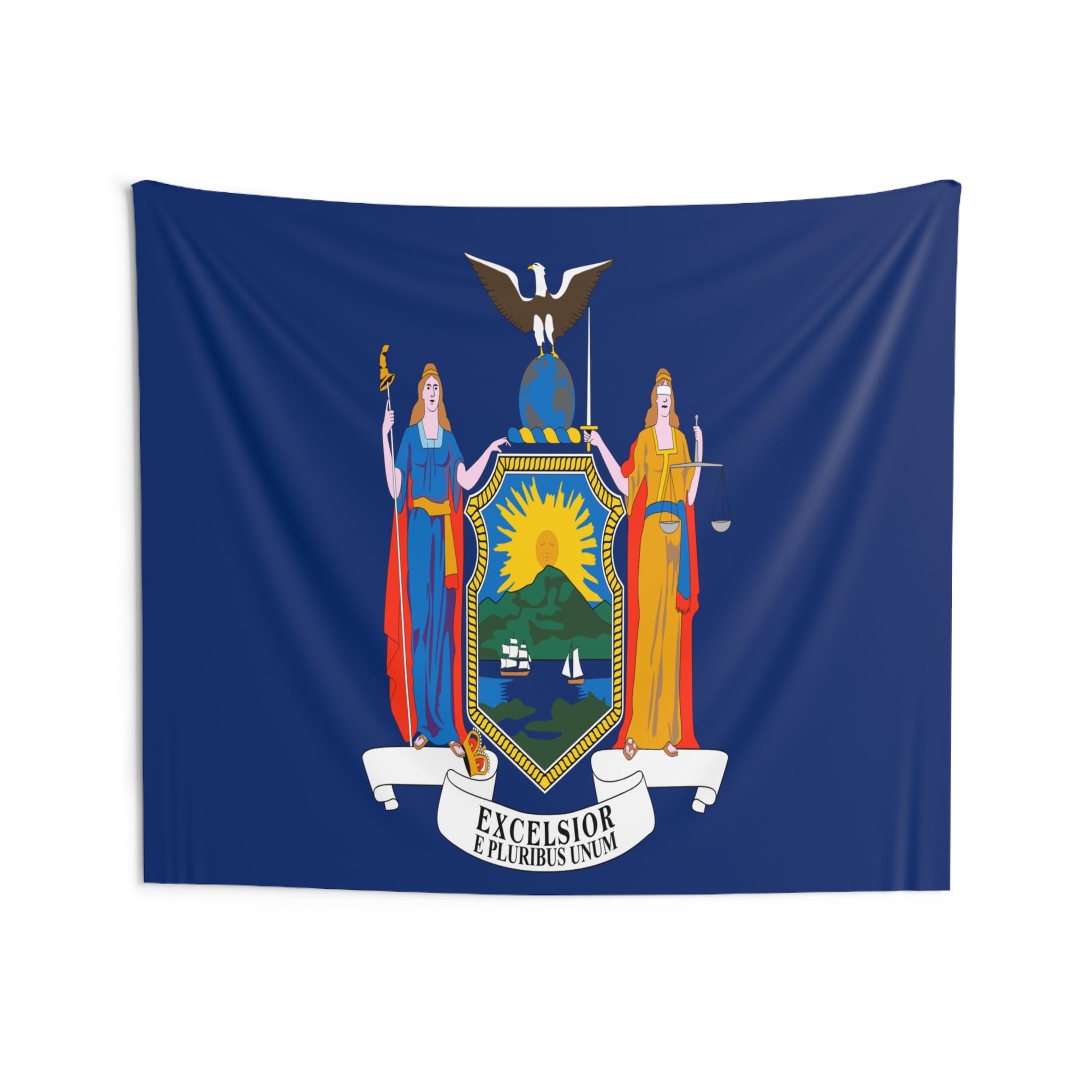 New York State Flag Wall Hanging Tapestry-Express Your Love Gifts