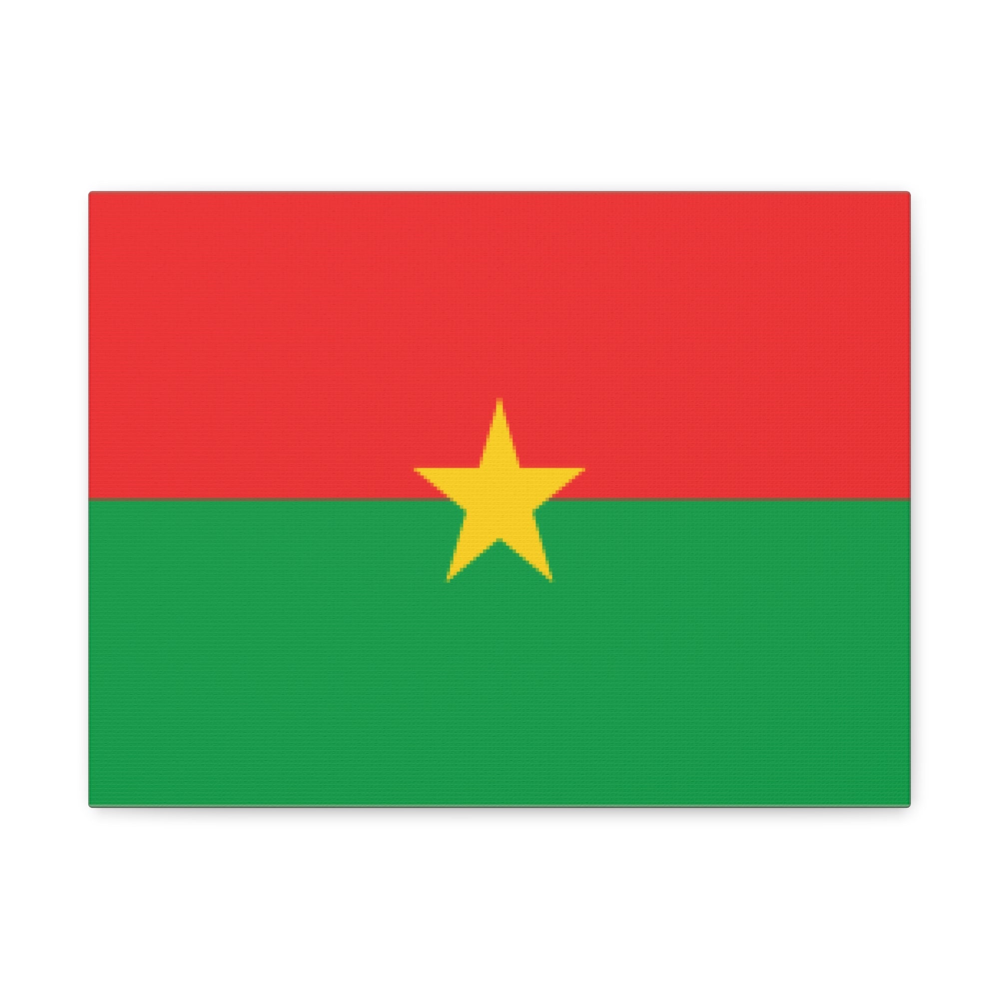 Burkina Faso Country Flag Canvas Vibrant Wall Art Unframed Home Decor-Express Your Love Gifts