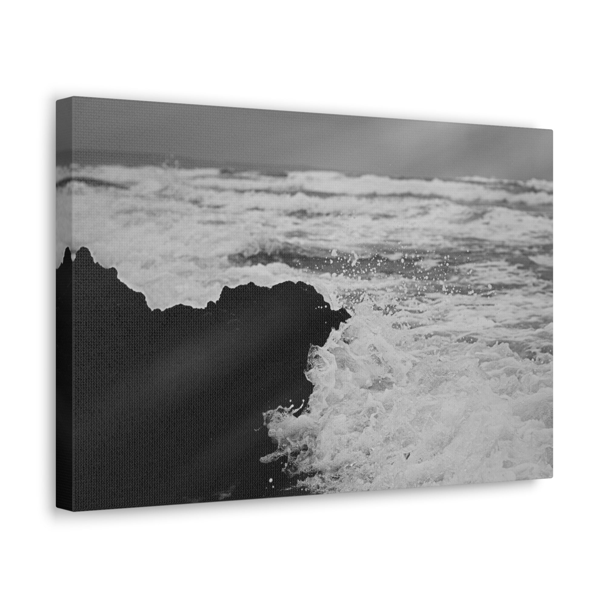 Atlantic Ocean Coast Waves Ocean Canvas Wall Art for Home Decor Ready-to-Hang-Express Your Love Gifts