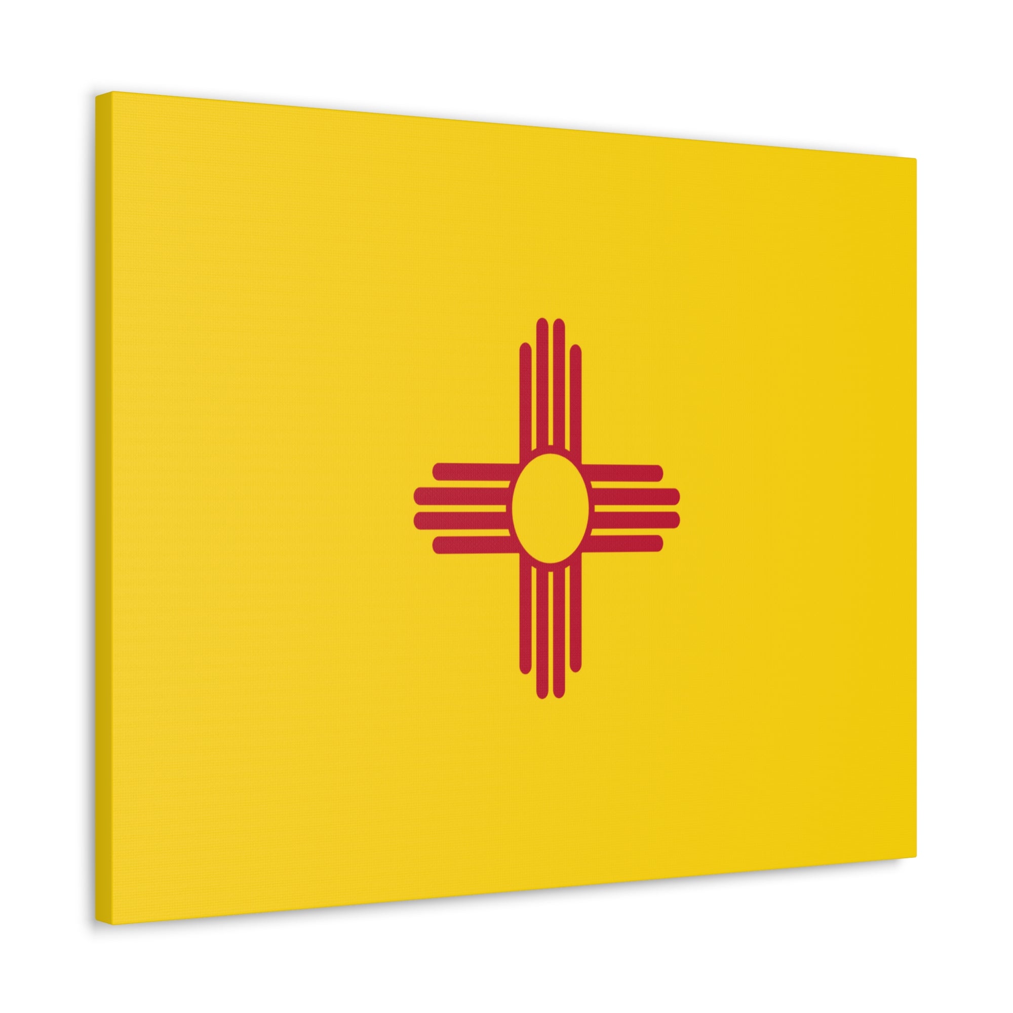 New Mexico Stage Flag Canvas Vibrant Wall Art Unframed Home Decor-Express Your Love Gifts