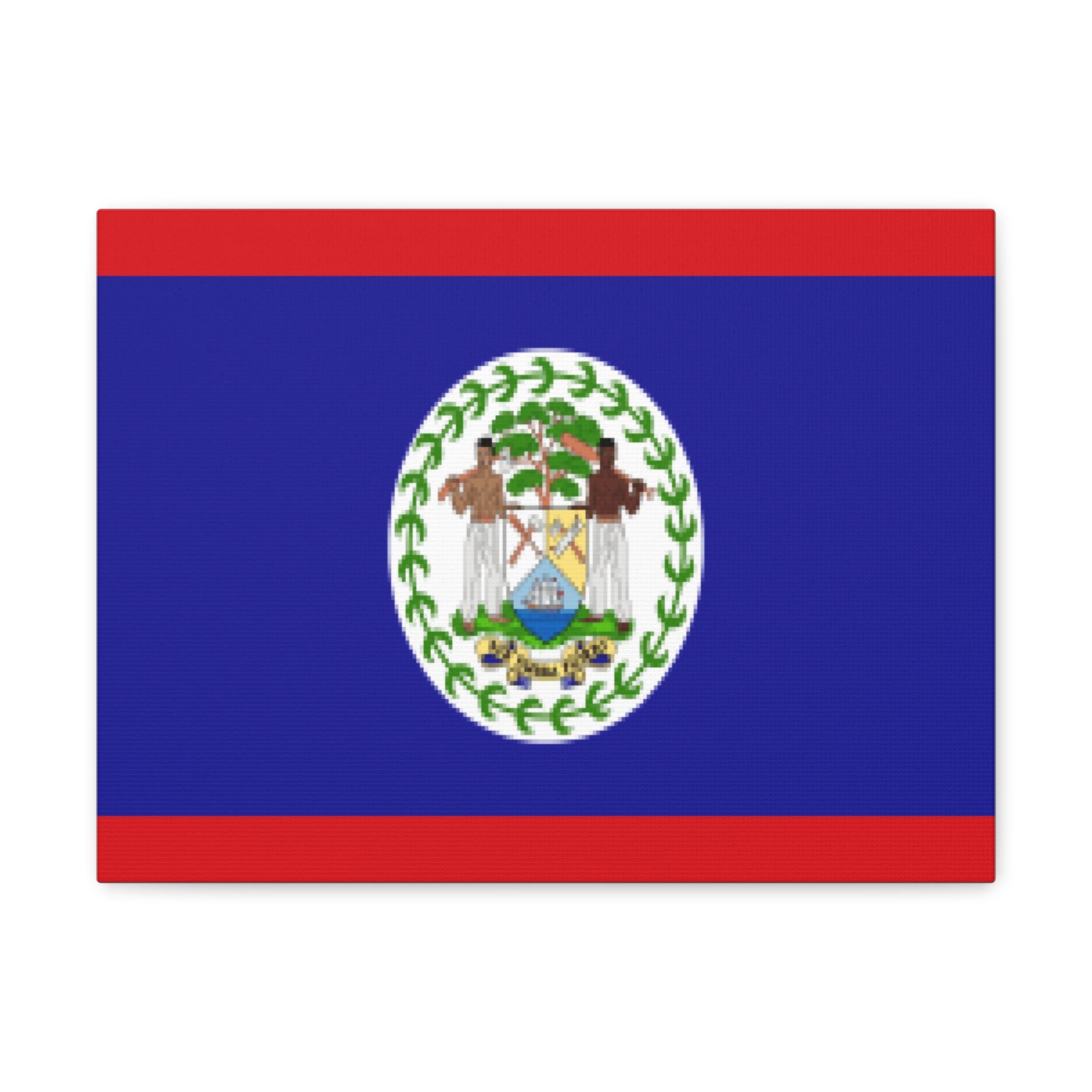 Belize Country Flag Canvas Vibrant Wall Art Unframed Home Decor-Express Your Love Gifts