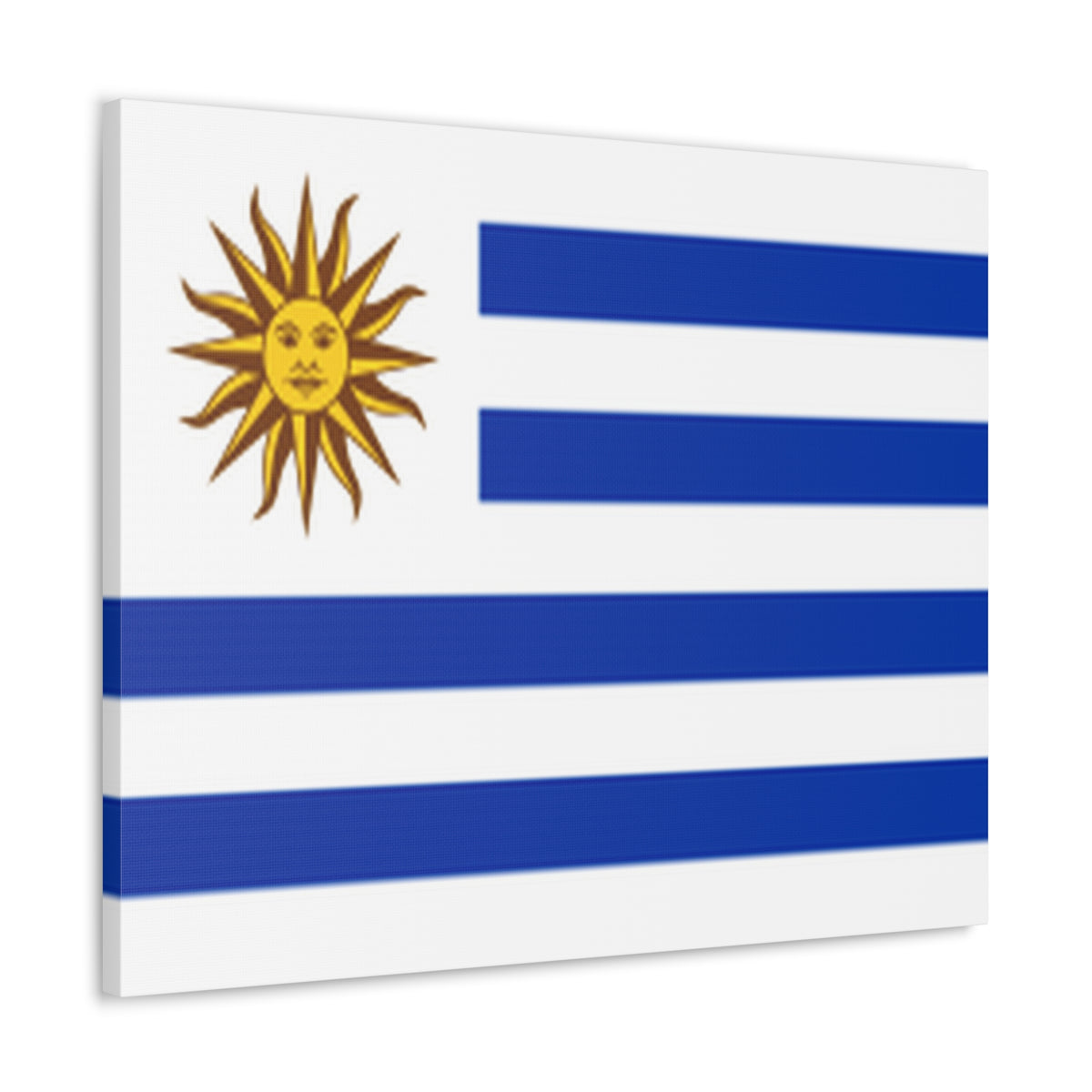 Uruguay Country Flag Canvas Vibrant Wall Art Unframed Home Decor-Express Your Love Gifts