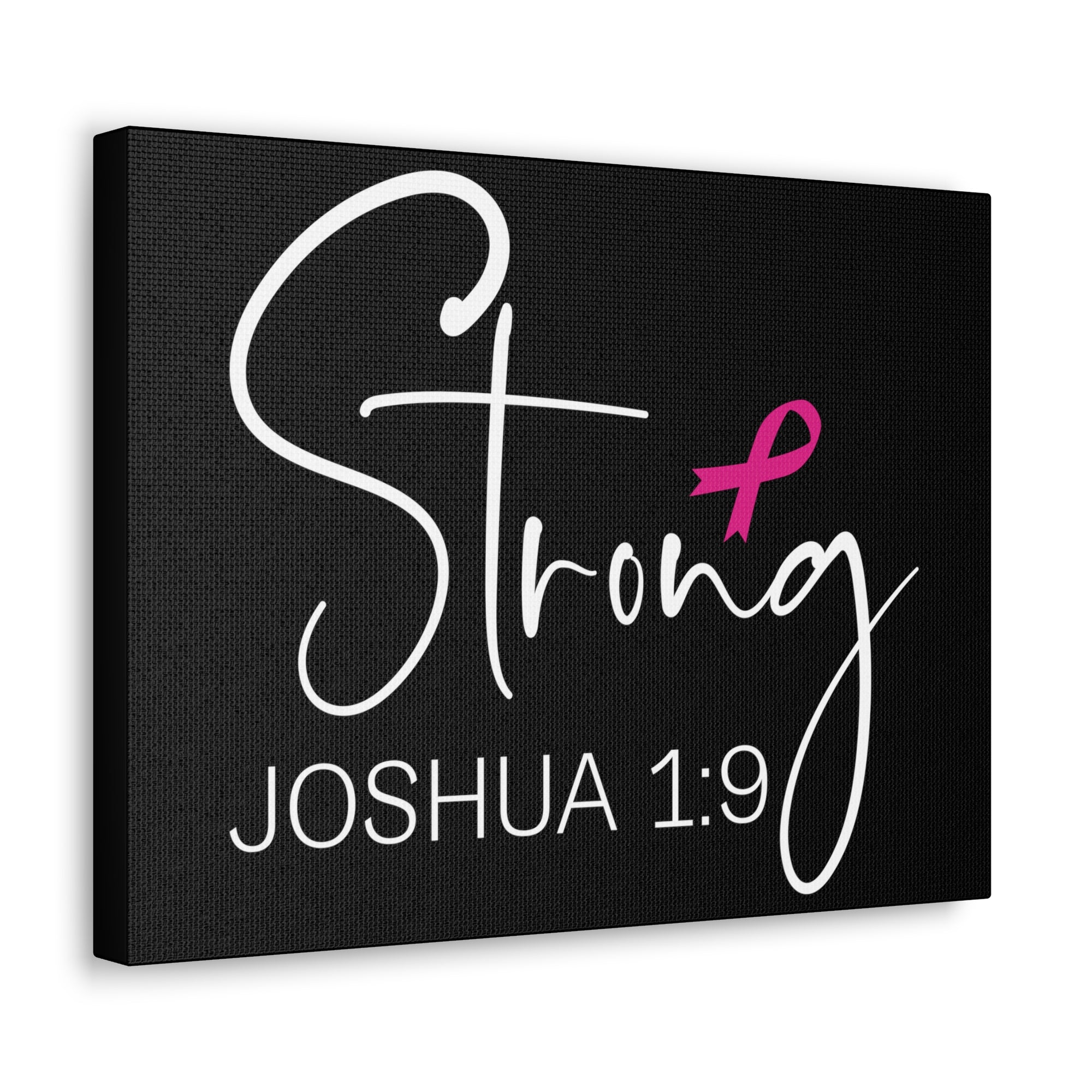 Scripture Walls Joshua 1:9 Strong Bible Verse Canvas Christian Wall Art Ready to Hang Unframed-Express Your Love Gifts