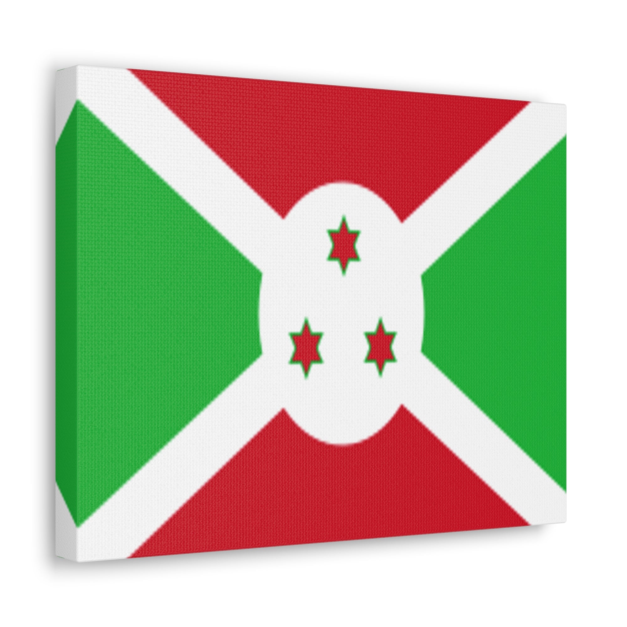 Burundi Country Flag Canvas Vibrant Wall Art Unframed Home Decor-Express Your Love Gifts