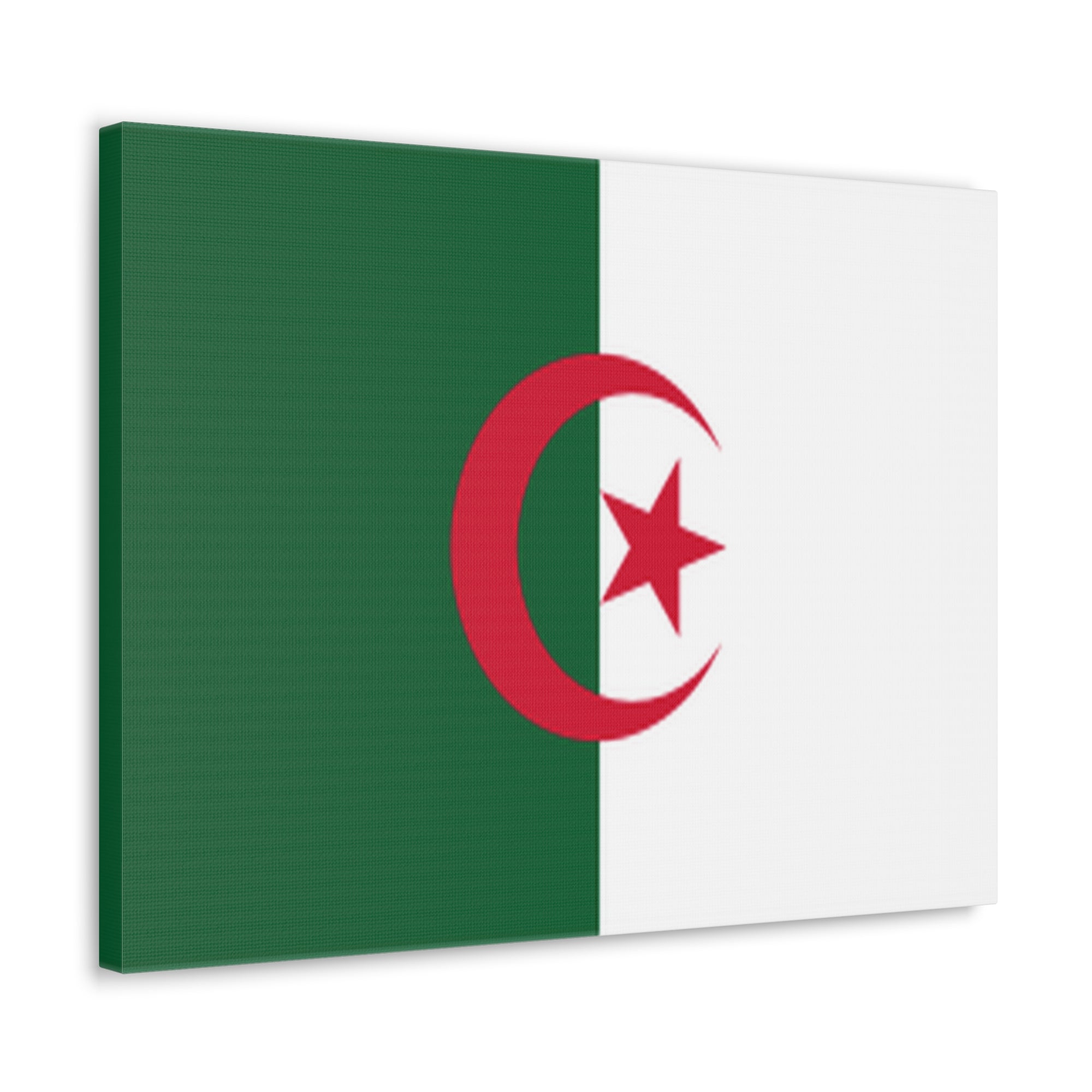 Algeria Country Flag Canvas Vibrant Wall Art Unframed Home Decor-Express Your Love Gifts