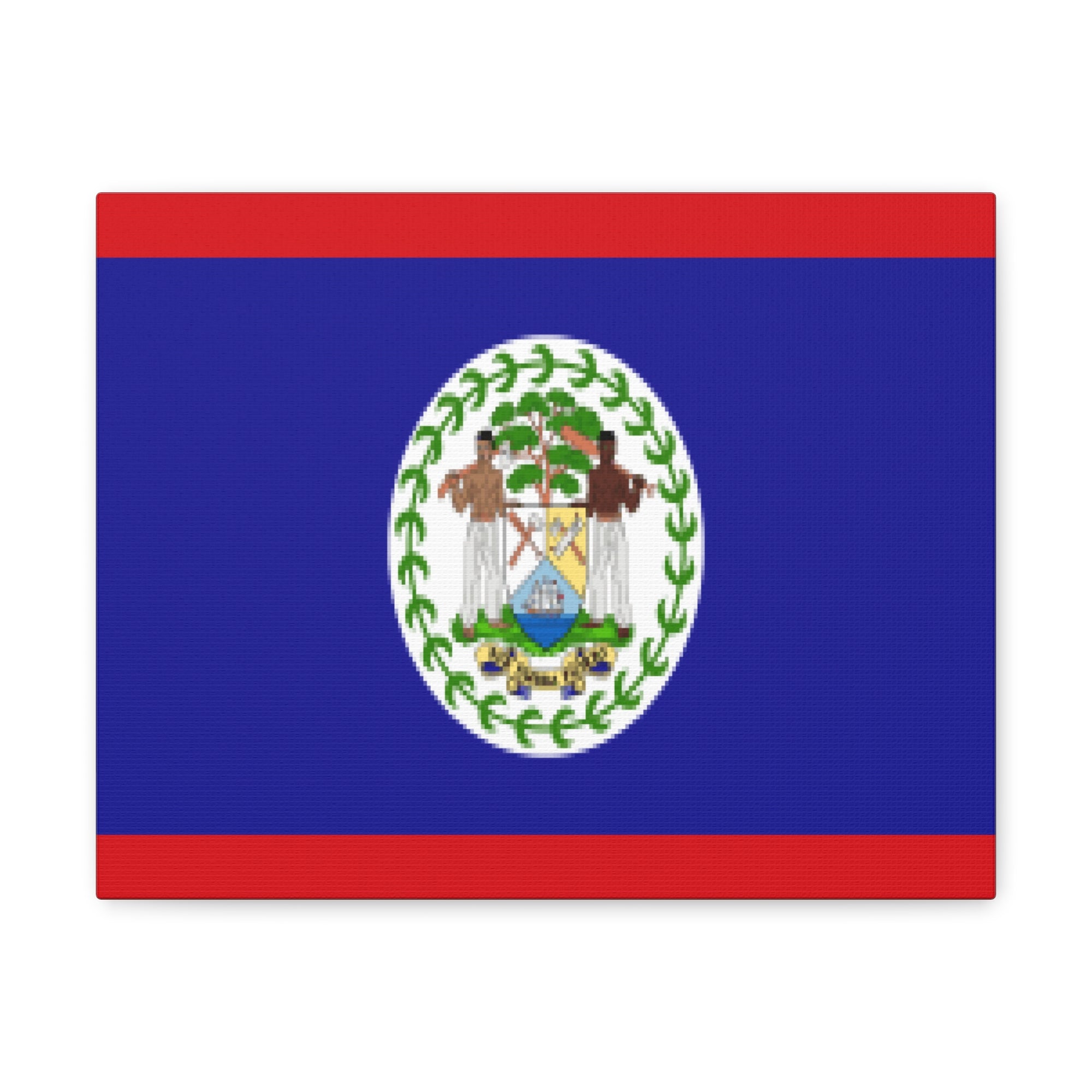 Belize Country Flag Canvas Vibrant Wall Art Unframed Home Decor-Express Your Love Gifts