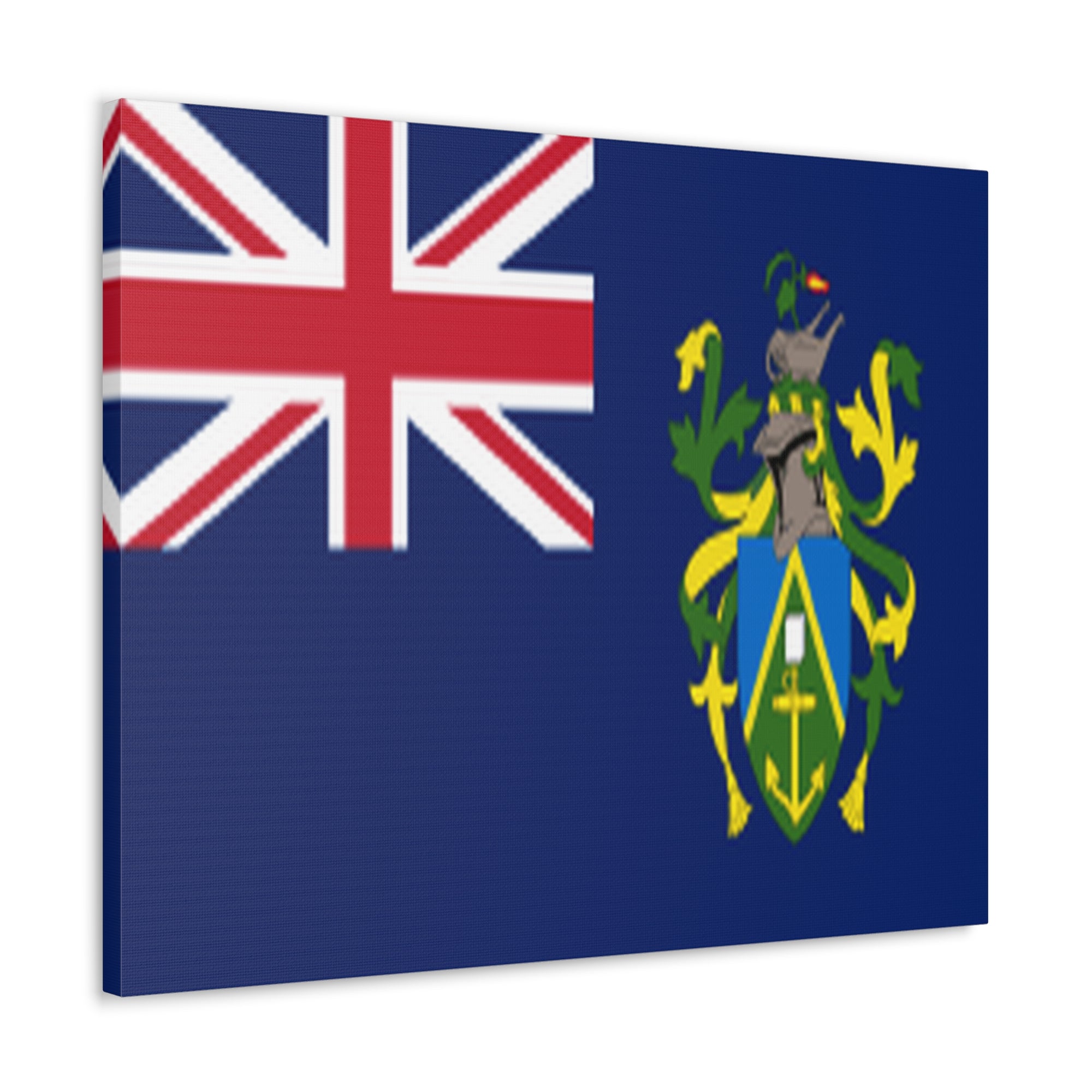 Pitcairn Island Country Flag Canvas Vibrant Wall Art Unframed Home Decor-Express Your Love Gifts