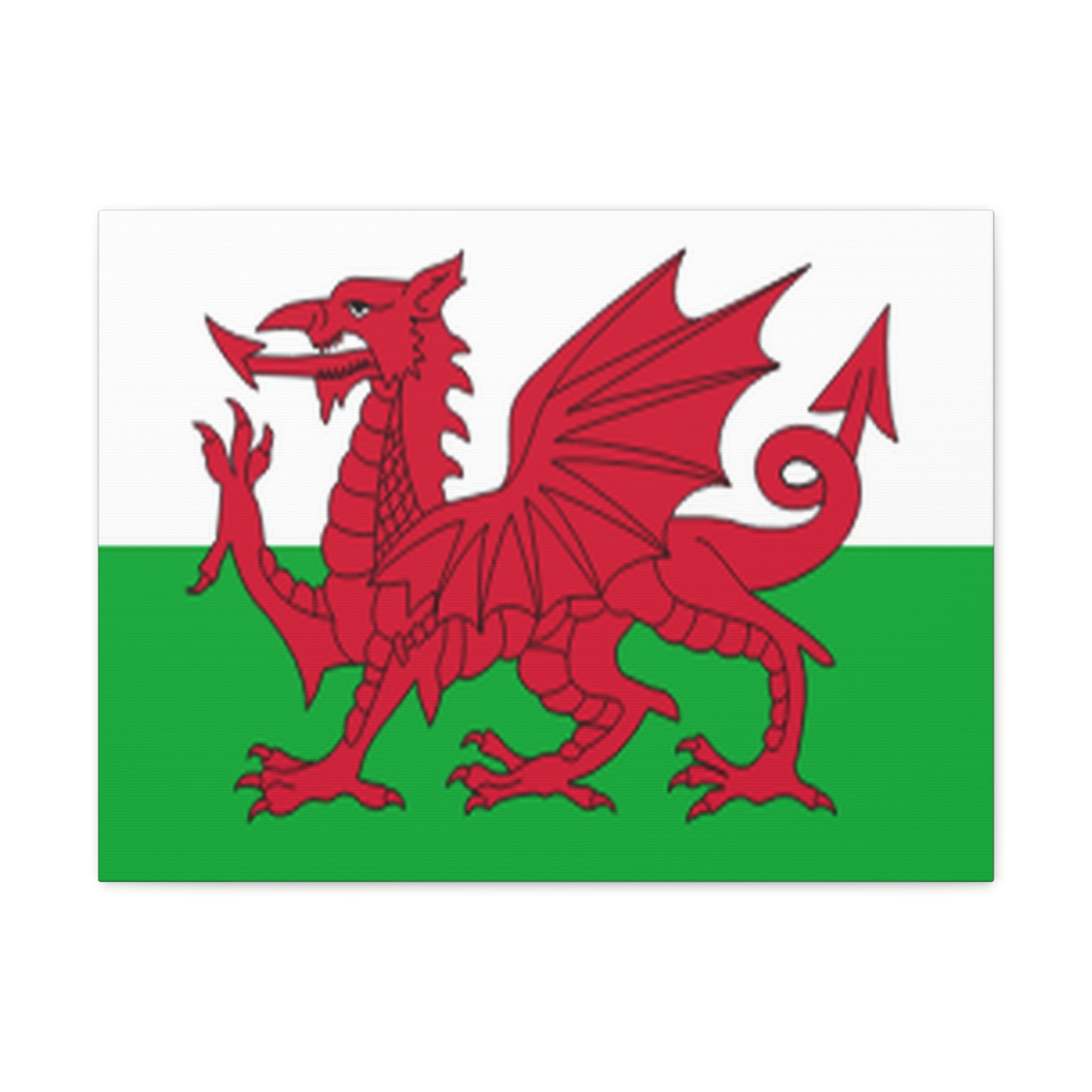 Wales Country Flag Canvas Vibrant Wall Art Unframed Home Decor-Express Your Love Gifts