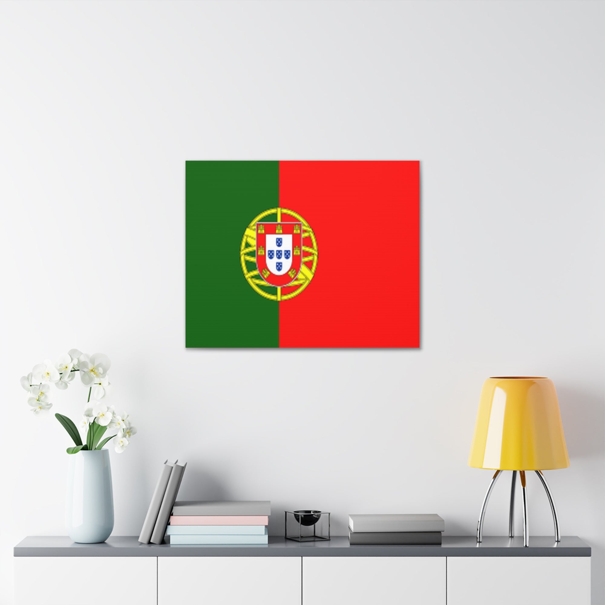 Portugal Country Flag Canvas Vibrant Wall Art Unframed Home Decor-Express Your Love Gifts