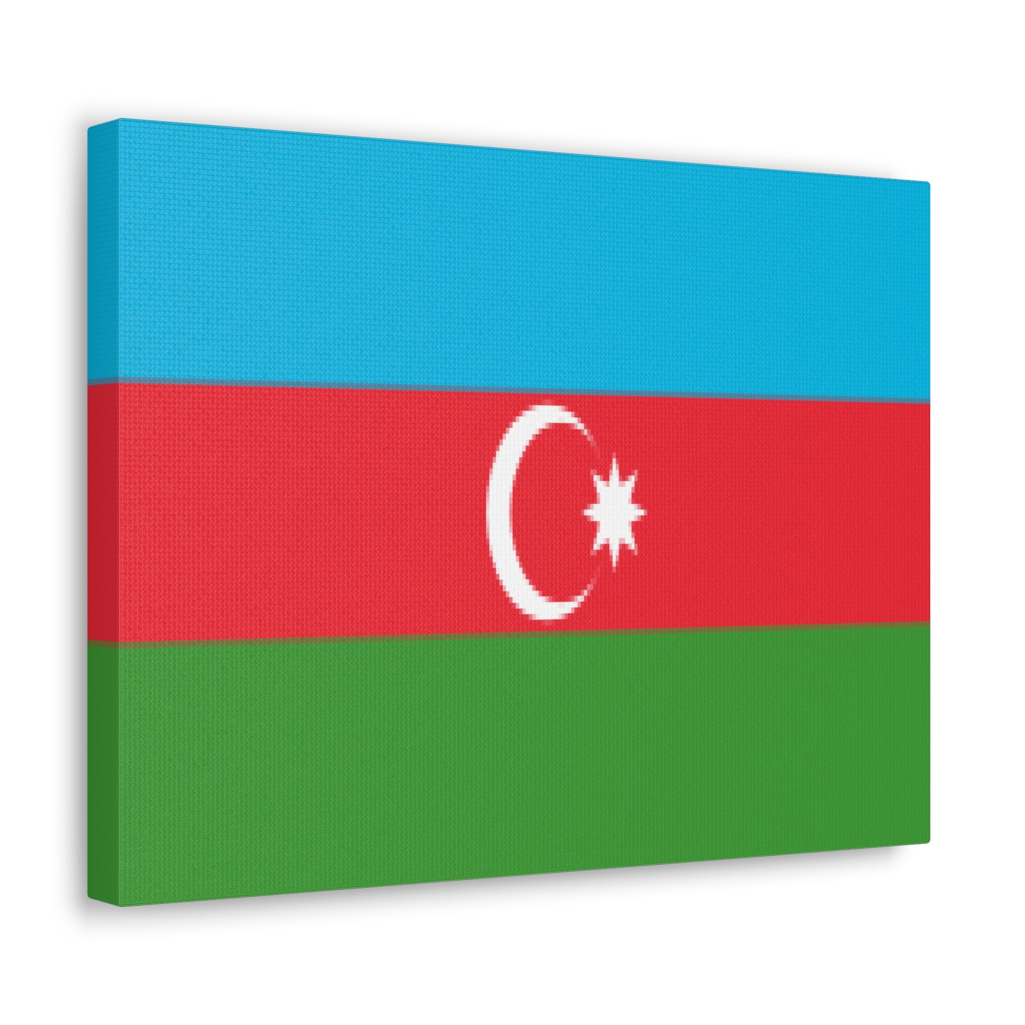 Azerbaijan Country Flag Canvas Vibrant Wall Art Unframed Home Decor-Express Your Love Gifts