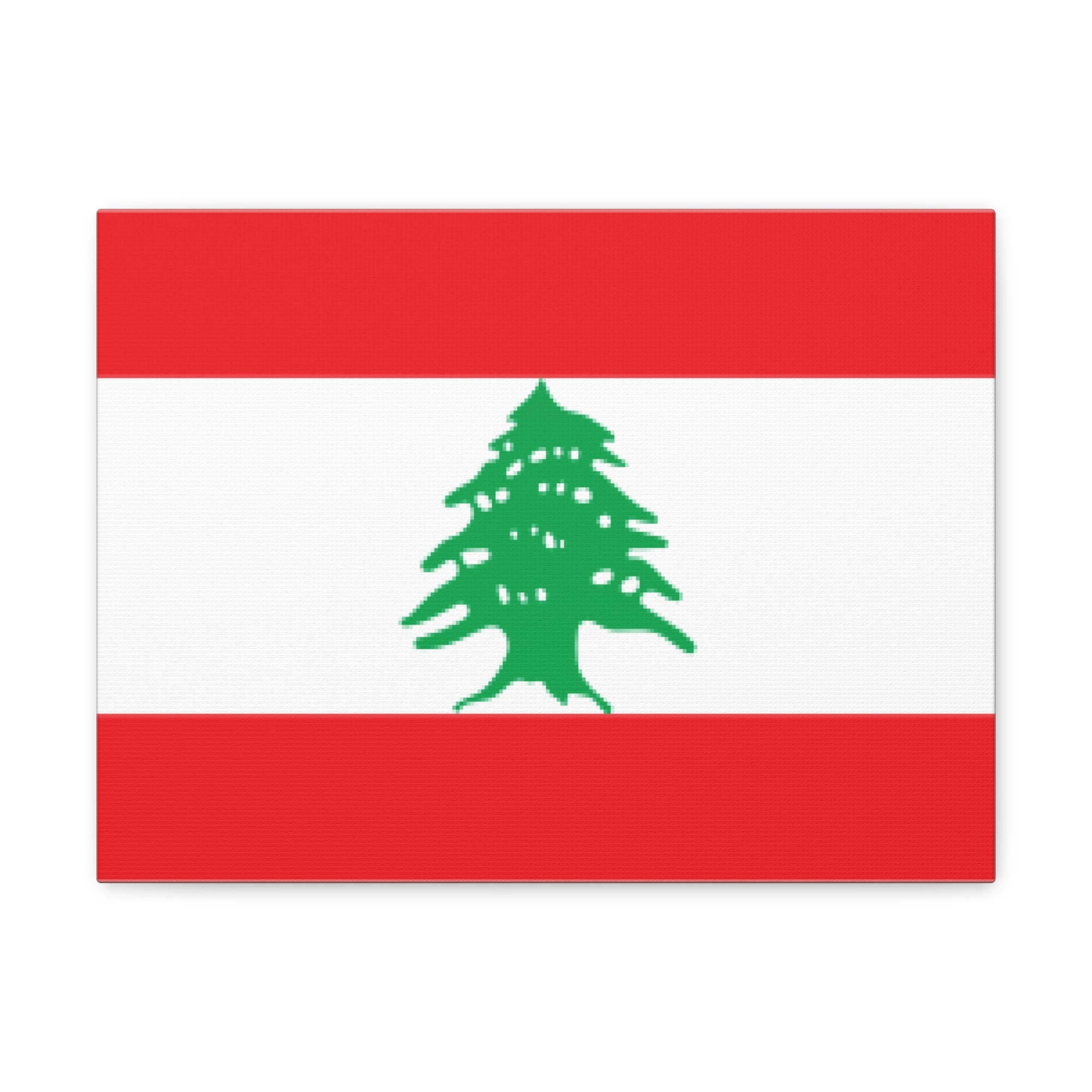 Lebanon Country Flag Canvas Vibrant Wall Art Unframed Home Decor-Express Your Love Gifts