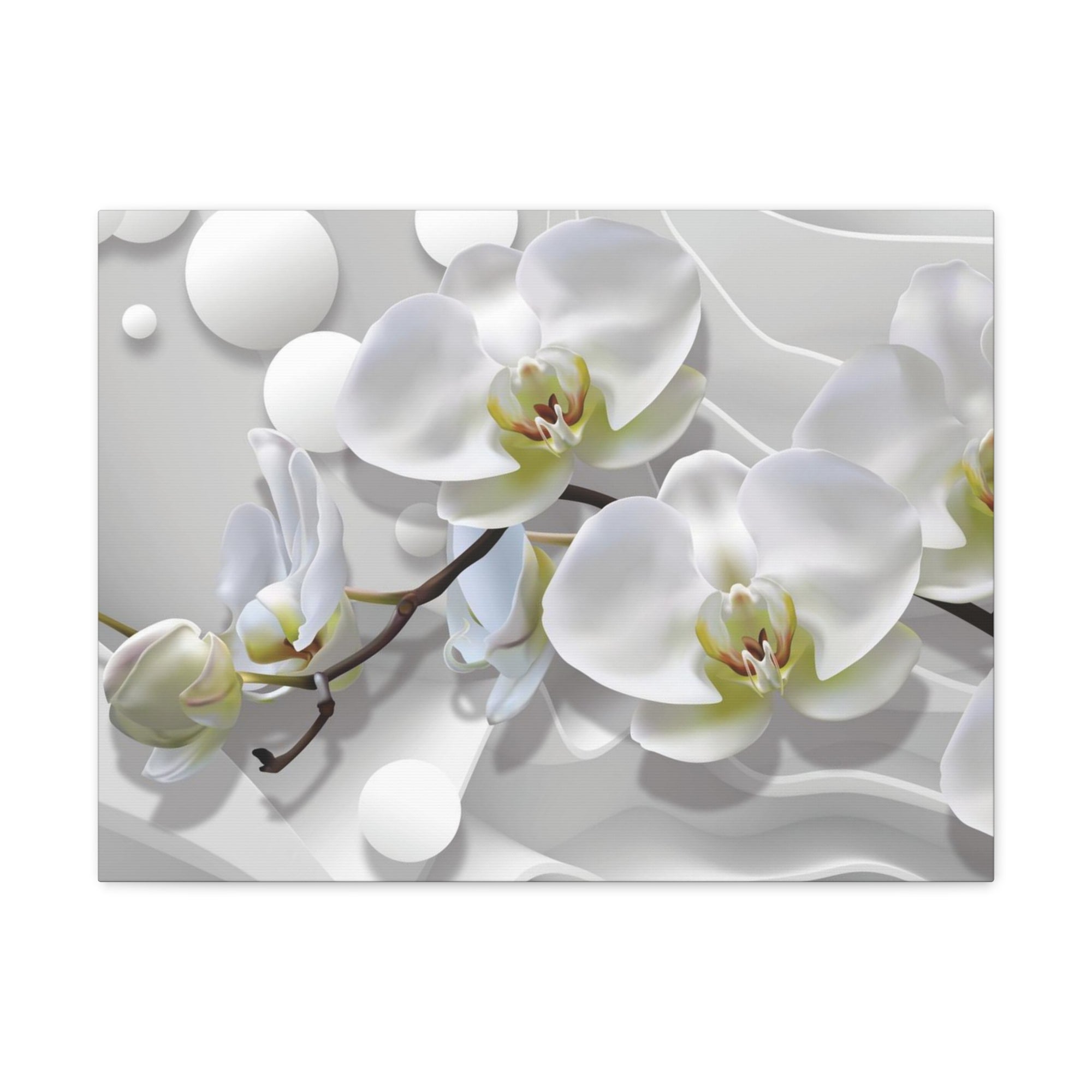 Bouquet of Orchids Flower Canvas Wall Art for Home Decor Ready-to-Hang-Express Your Love Gifts