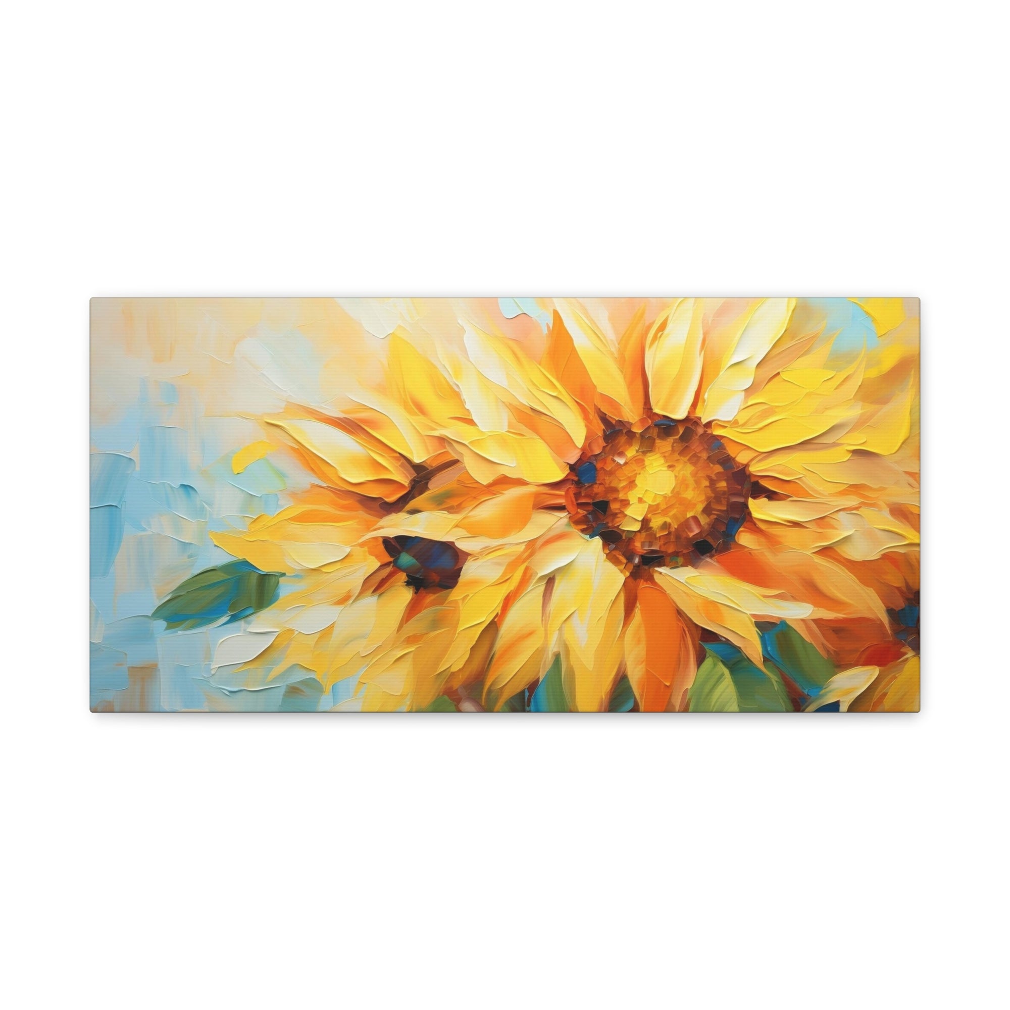 Good Sunflower Canvas, Sunflower Painting, Sunflower Decor