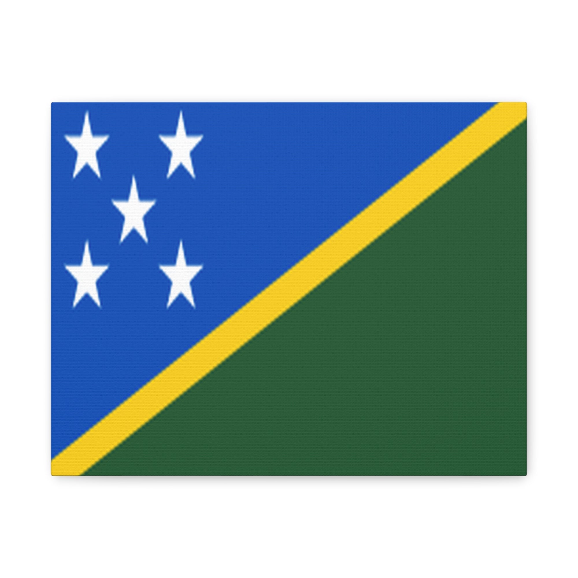 Solomon Islands Country Flag Canvas Vibrant Wall Art Unframed Home Decor-Express Your Love Gifts