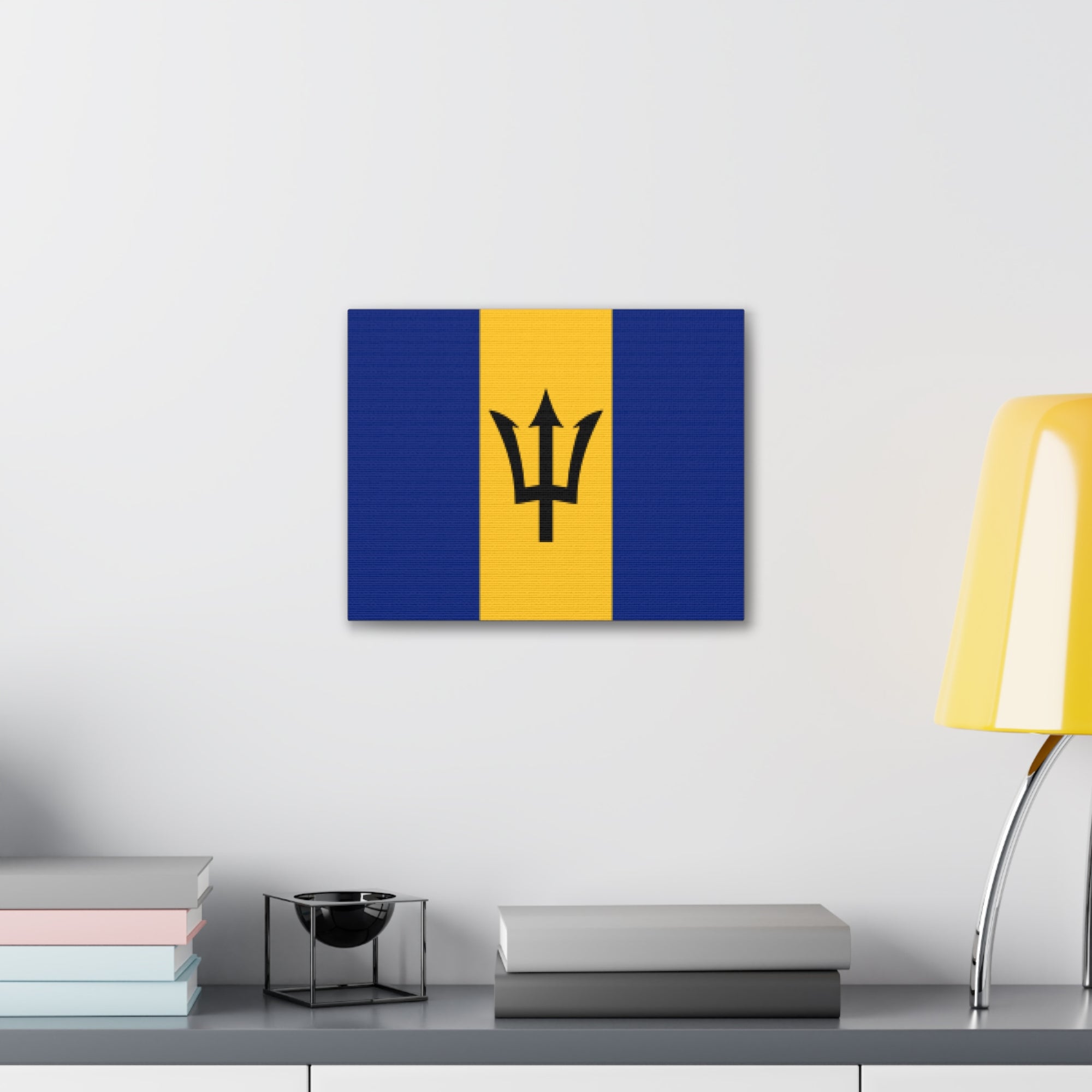 Barbados Country Flag Canvas Vibrant Wall Art Unframed Home Decor-Express Your Love Gifts