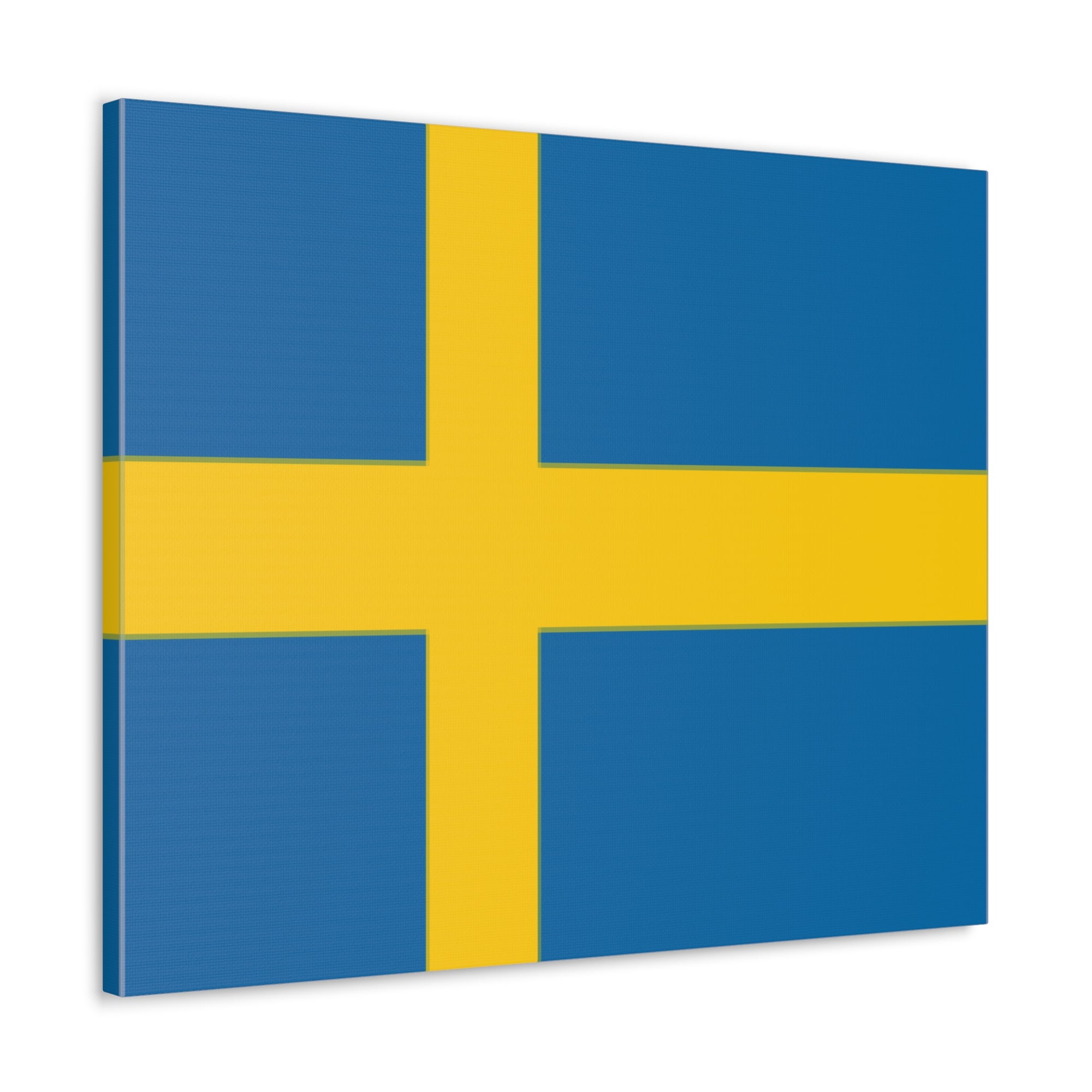 Sweden Country Flag Canvas Vibrant Wall Art Unframed Home Decor-Express Your Love Gifts