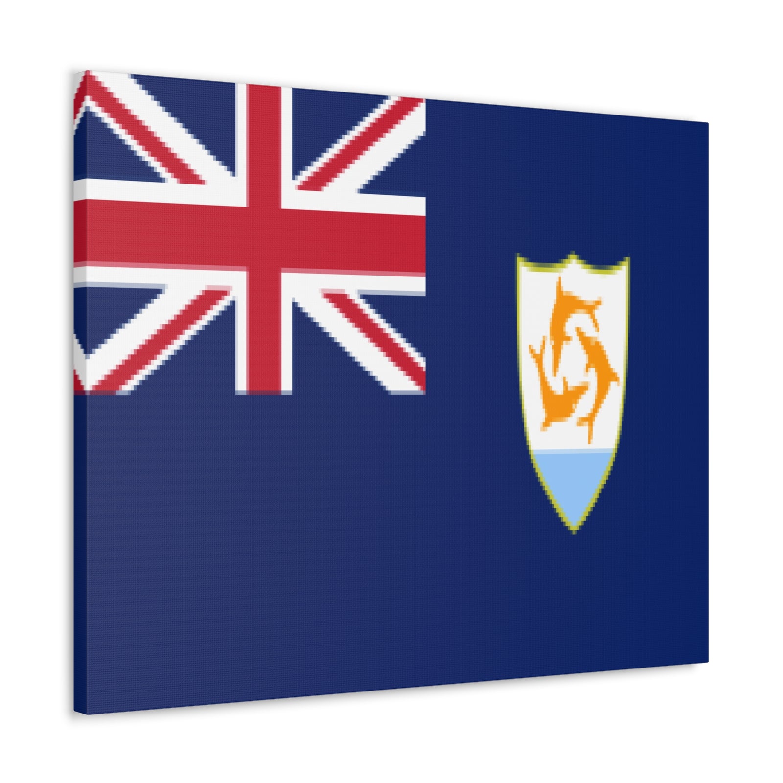 Anguilla Country Flag Canvas Vibrant Wall Art Unframed Home Decor-Express Your Love Gifts