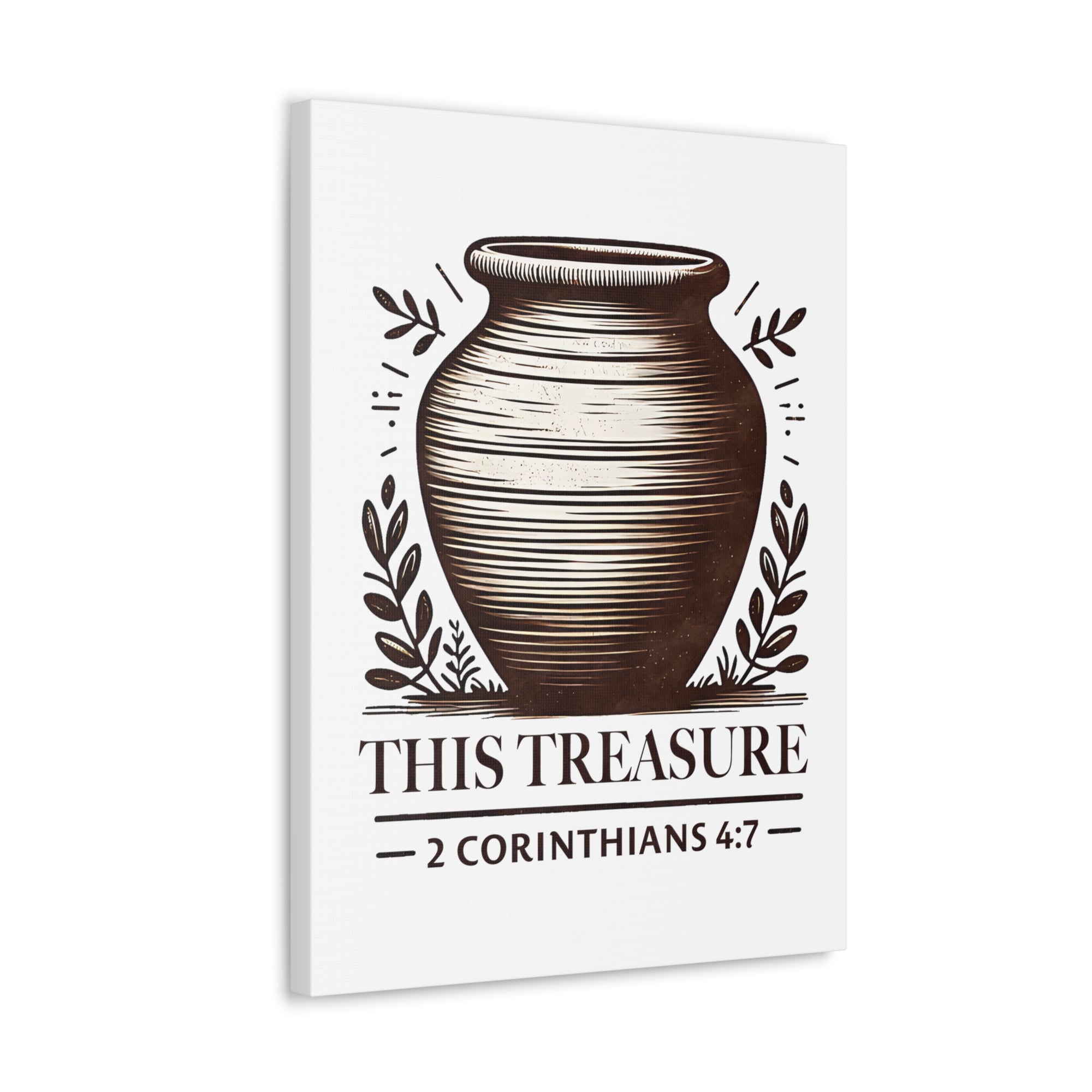 Scripture Walls 2 Corinthians 4:7 This Treasure Bible Verse Canvas Christian Wall Art Ready to Hang Unframed-Express Your Love Gifts