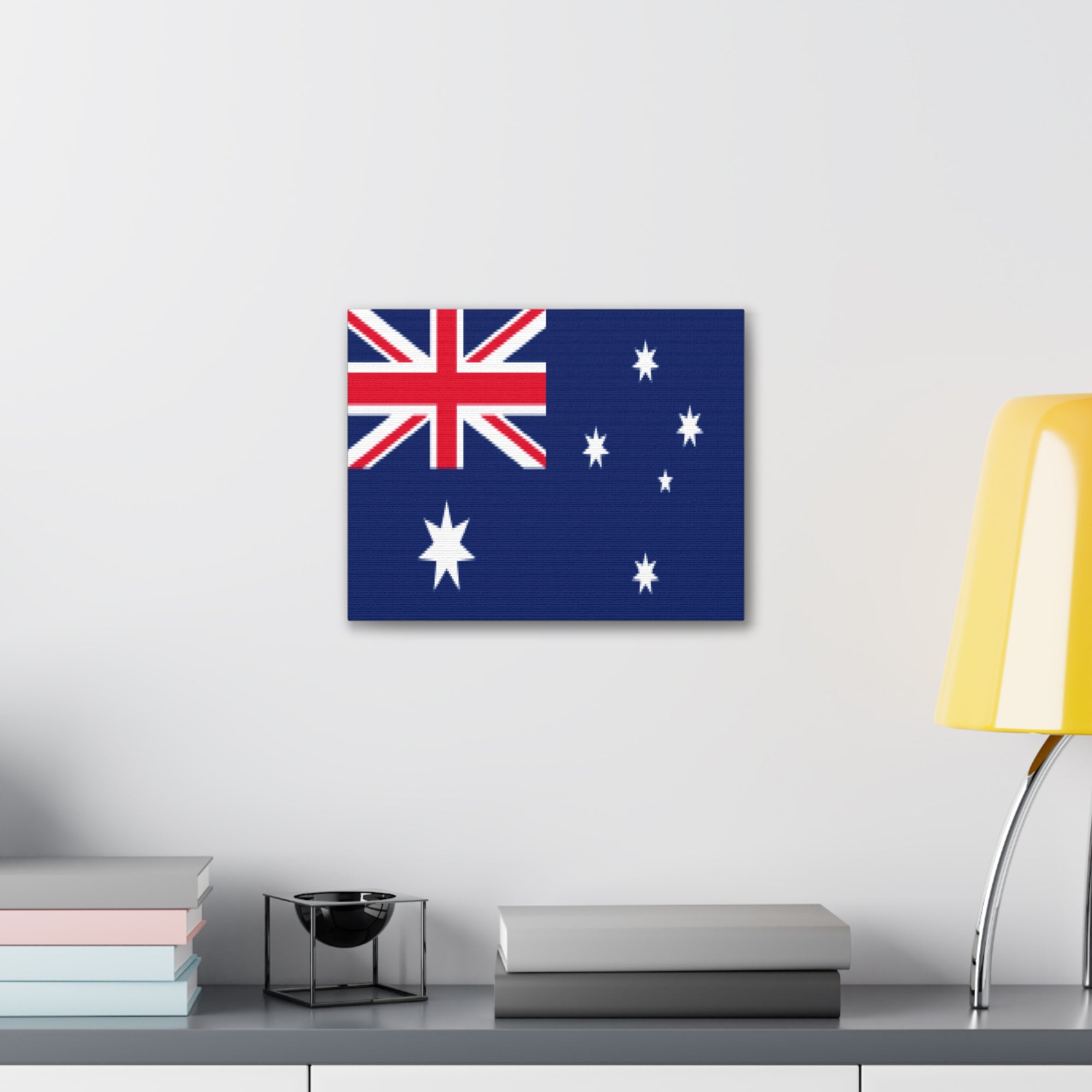 Australia Country Flag Canvas Vibrant Wall Art Unframed Home Decor-Express Your Love Gifts