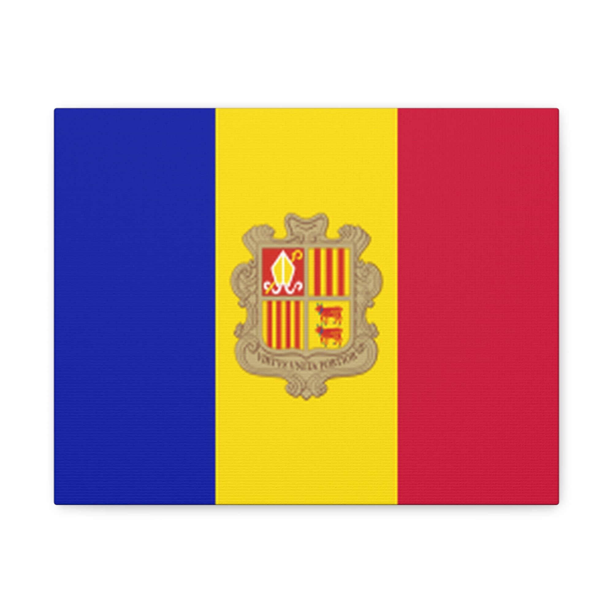 Andorra Country Flag Canvas Vibrant Wall Art Unframed Home Decor-Express Your Love Gifts