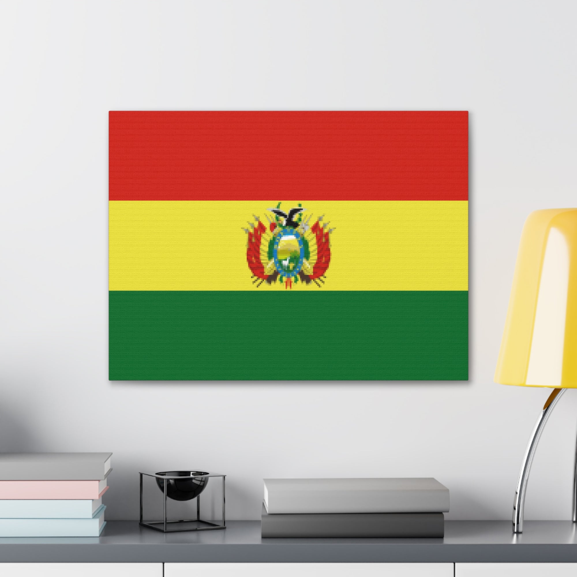 Bolivia Country Flag Canvas Vibrant Wall Art Unframed Home Decor-Express Your Love Gifts