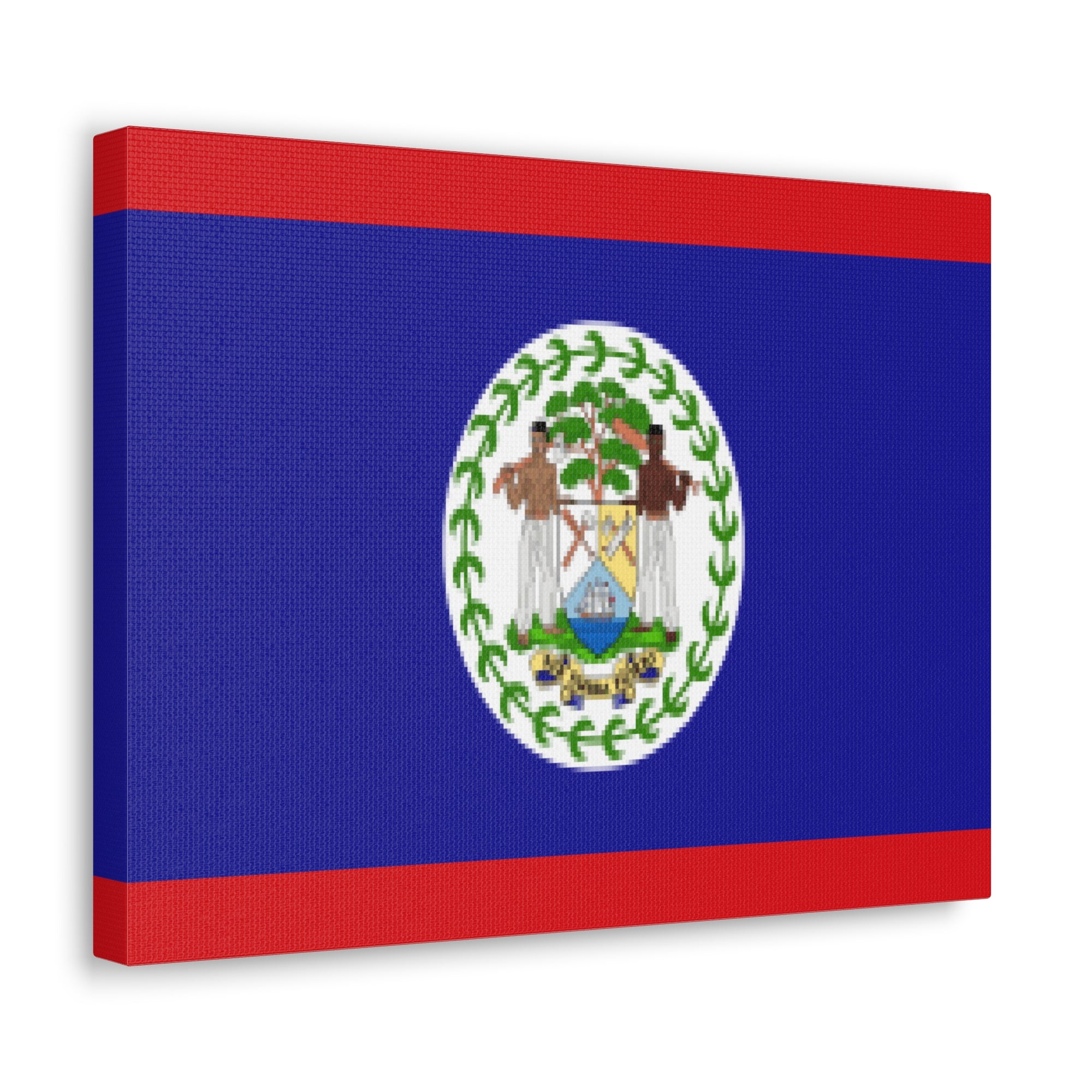 Belize Country Flag Canvas Vibrant Wall Art Unframed Home Decor-Express Your Love Gifts