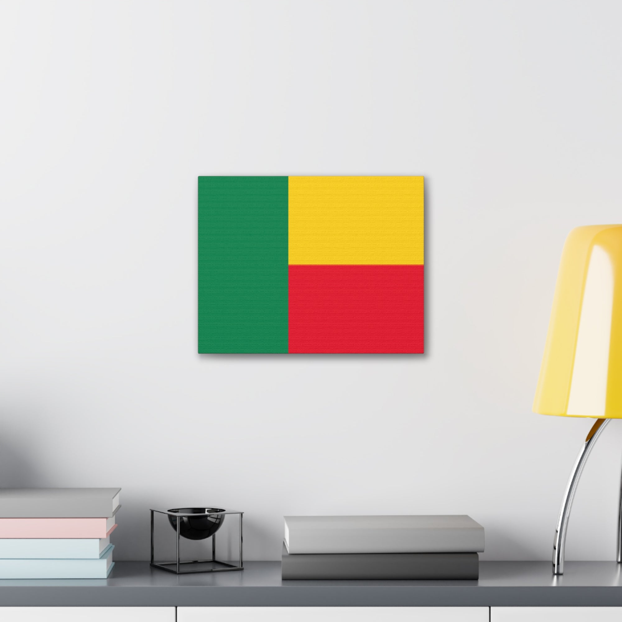 Benin Country Flag Canvas Vibrant Wall Art Unframed Home Decor-Express Your Love Gifts