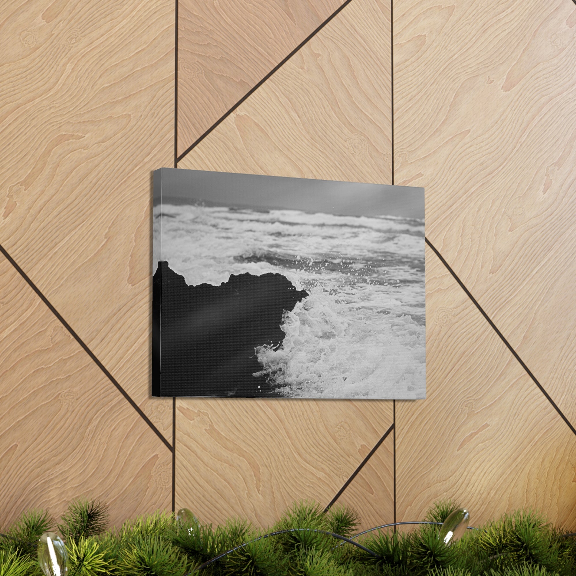 Atlantic Ocean Coast Waves Ocean Canvas Wall Art for Home Decor Ready-to-Hang-Express Your Love Gifts