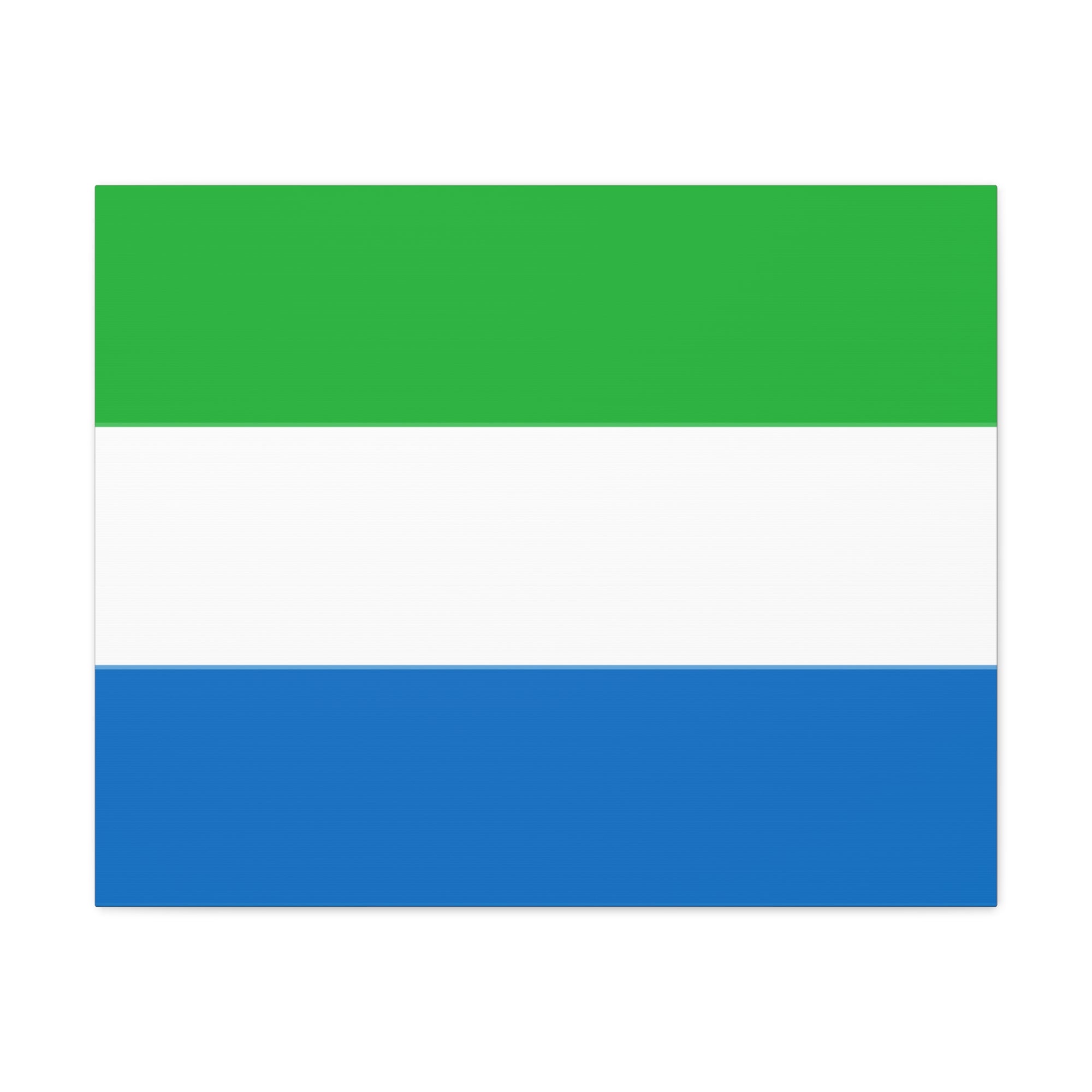 Sierra Leone Country Flag Canvas Vibrant Wall Art Unframed Home Decor-Express Your Love Gifts