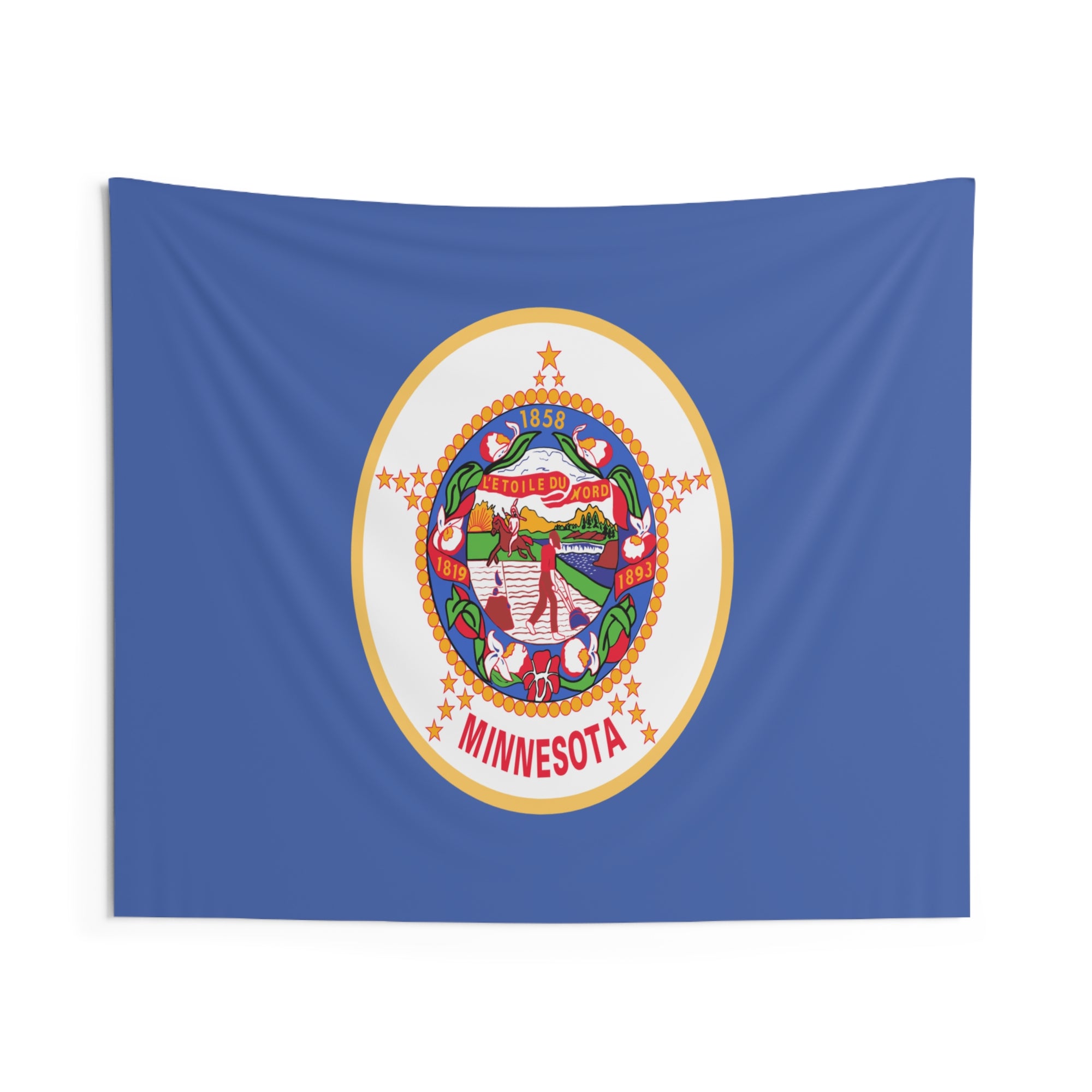 Minnesota State Flag Wall Hanging Tapestry-Express Your Love Gifts