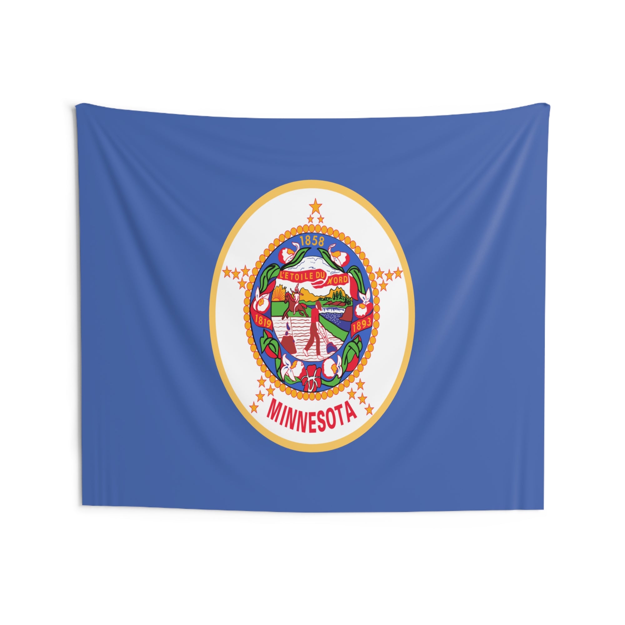 Minnesota State Flag Wall Hanging Tapestry-Express Your Love Gifts