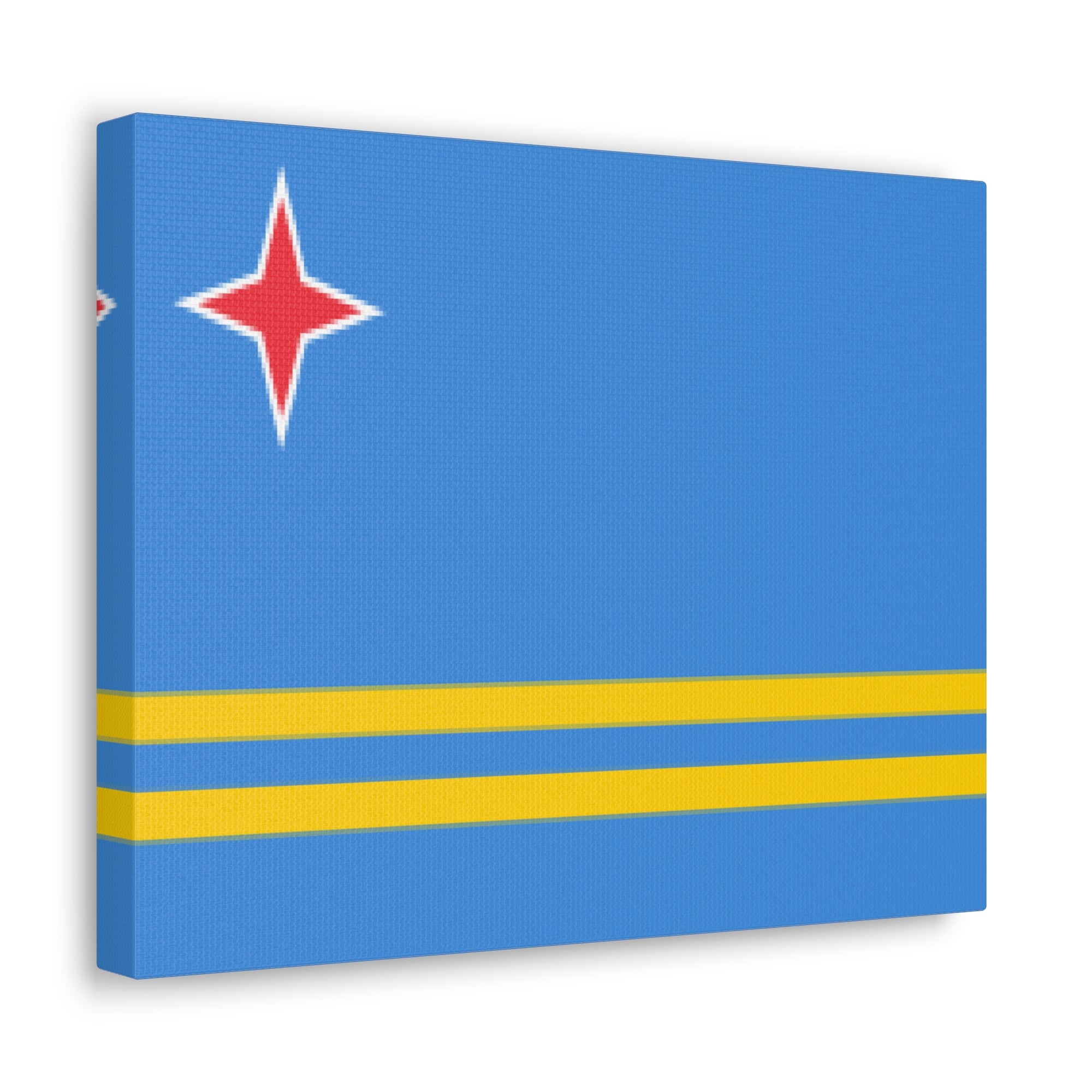 Aruba Country Flag Canvas Vibrant Wall Art Unframed Home Decor-Express Your Love Gifts