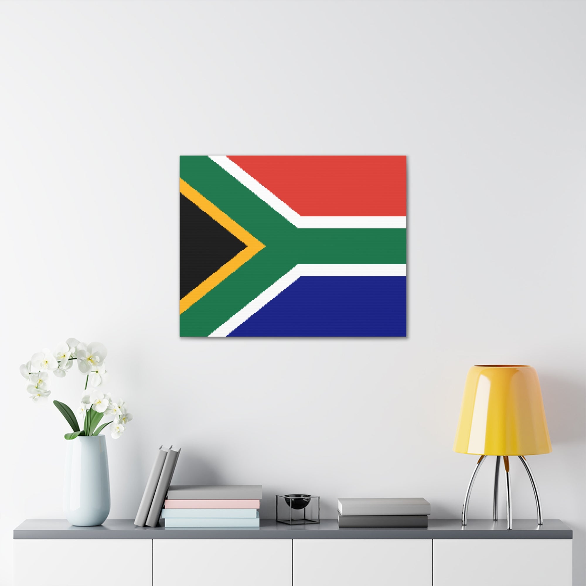 South Africa Country Flag Canvas Vibrant Wall Art Unframed Home Decor-Express Your Love Gifts