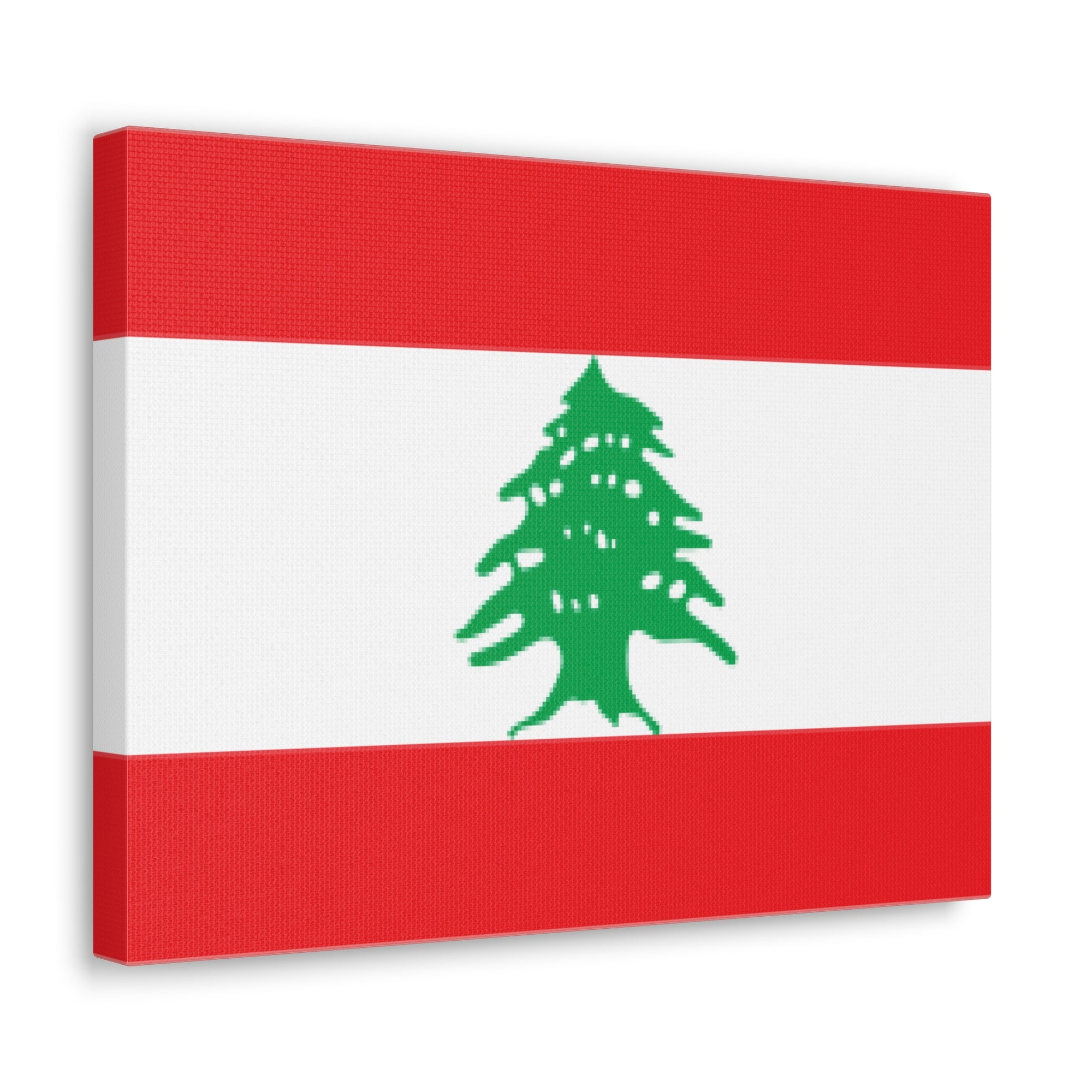 Lebanon Country Flag Canvas Vibrant Wall Art Unframed Home Decor-Express Your Love Gifts