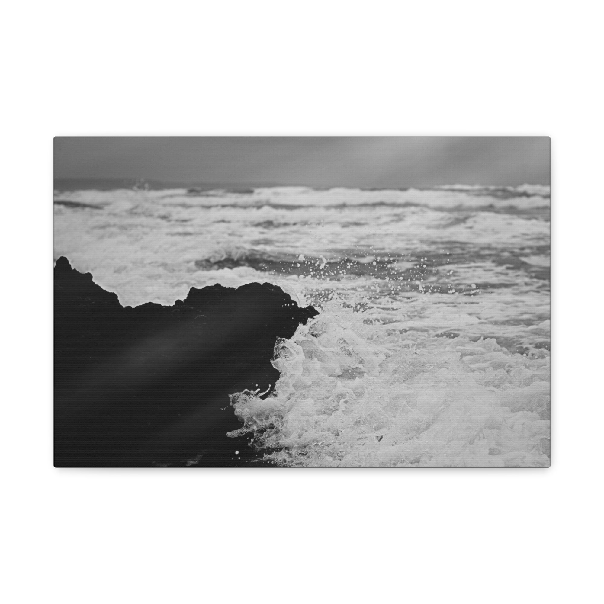 Atlantic Ocean Coast Waves Ocean Canvas Wall Art for Home Decor Ready-to-Hang-Express Your Love Gifts